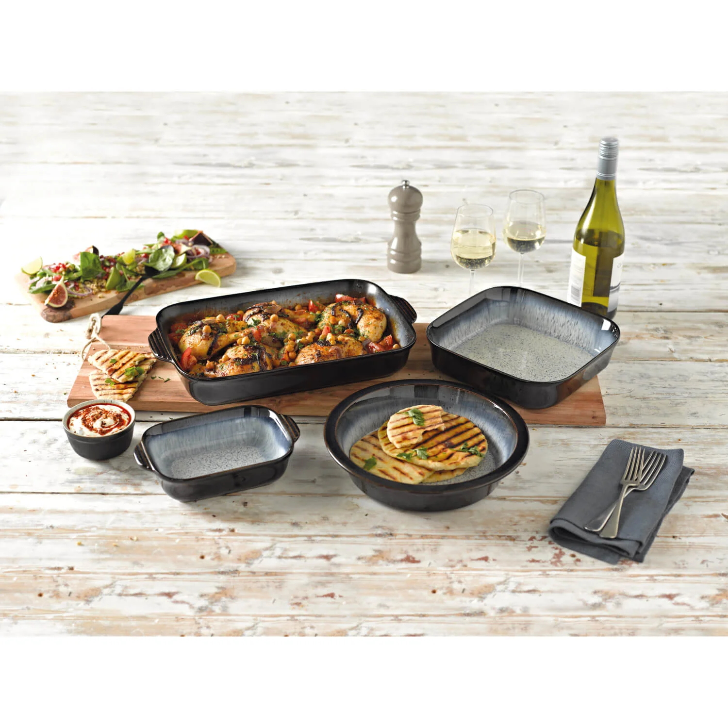 Denby Stoneware 21.5cm Small Rectangular Oven Dish - Halo - Image 8