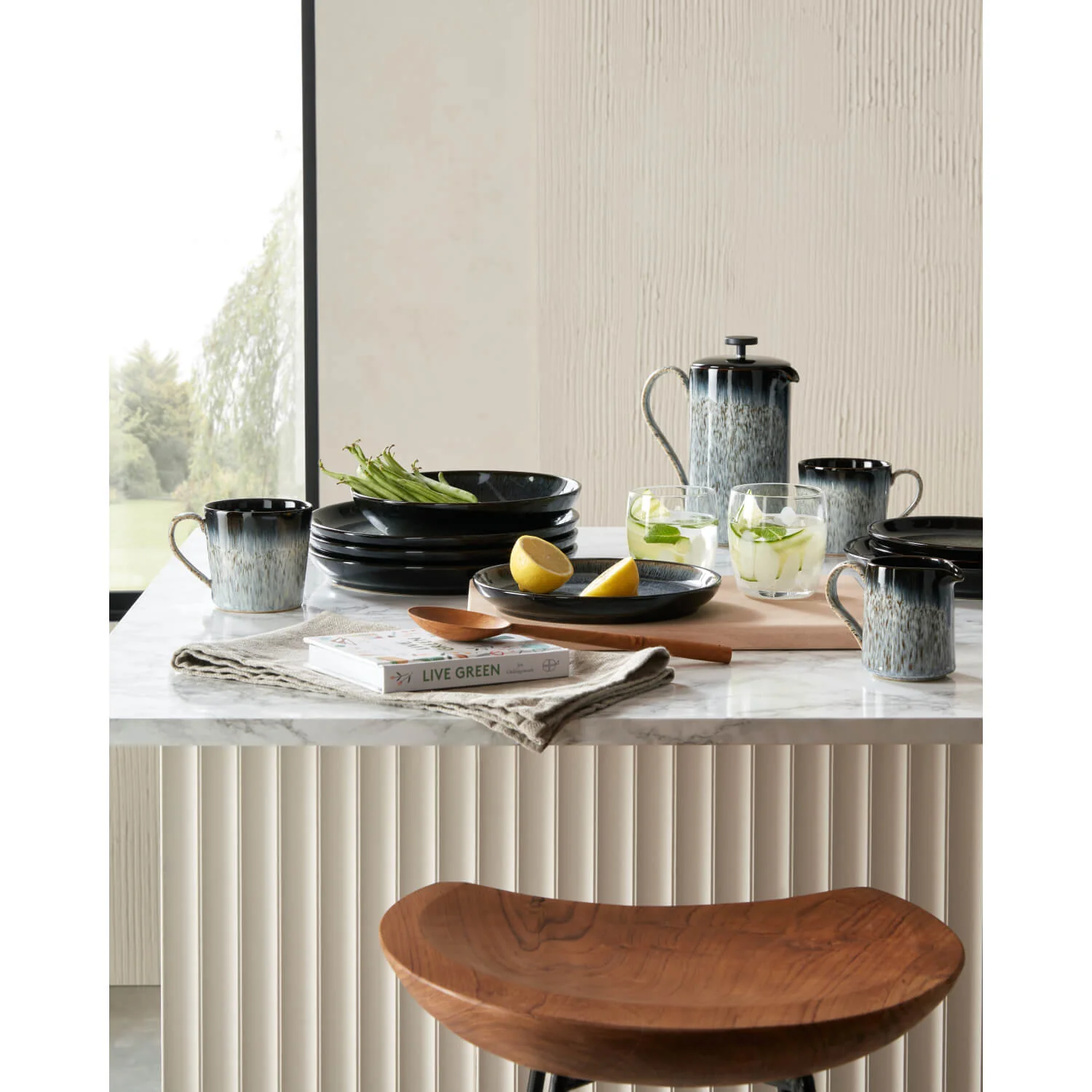Denby Stoneware 26cm Dinner Plate - Halo Coupe - Image 4