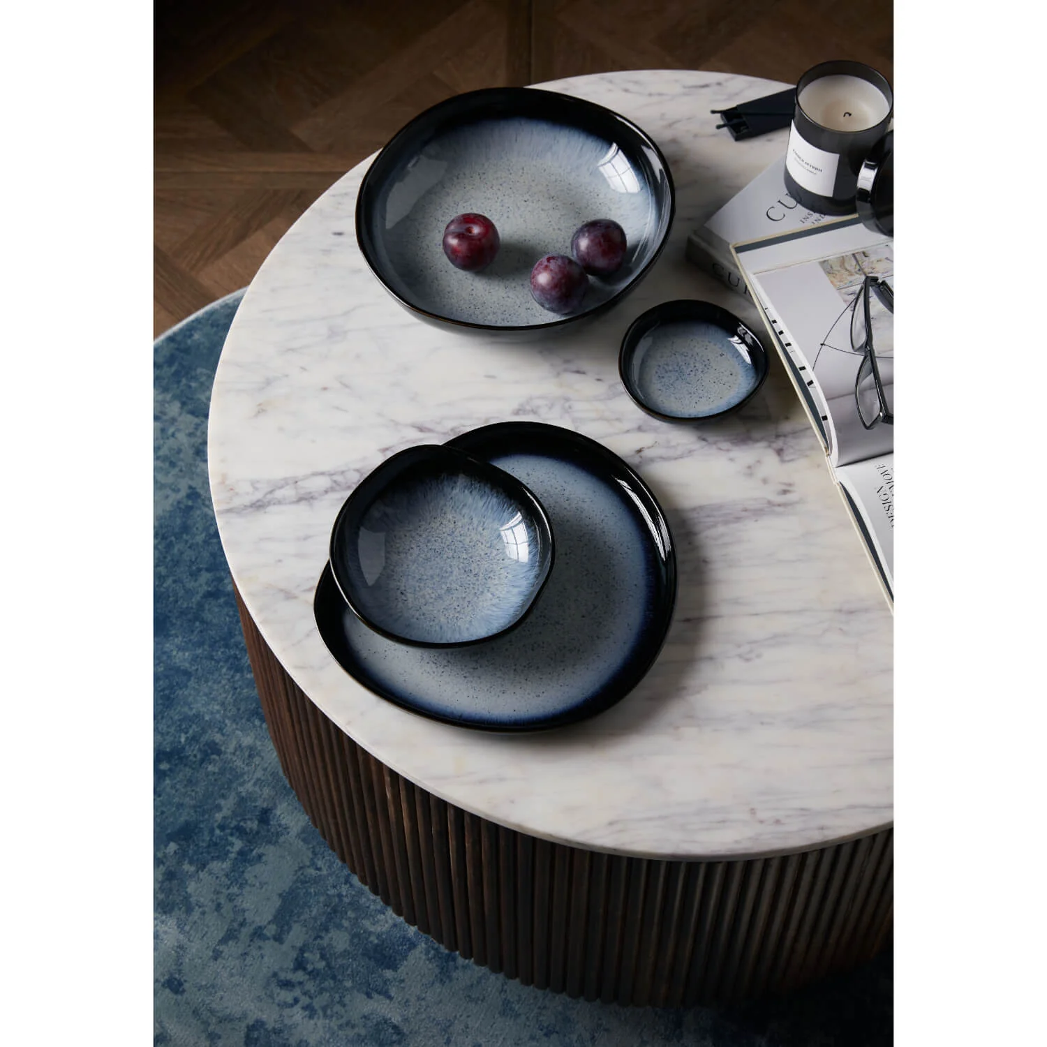 Denby Stoneware 28.5cm Large Organic Dish - Halo - Image 3