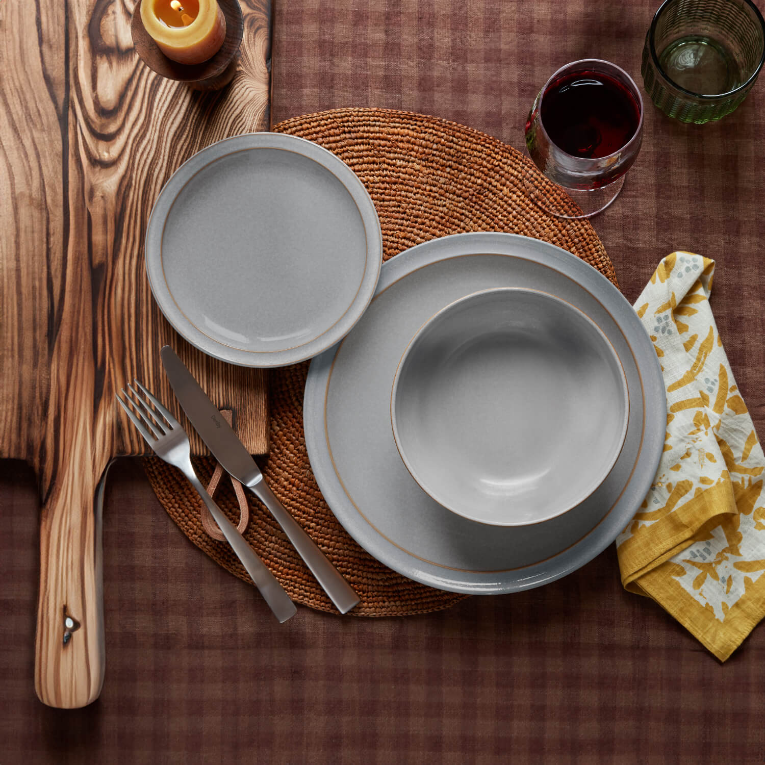 Denby Stoneware 4-Piece Pasta Bowls - Dove Grey - Image 4