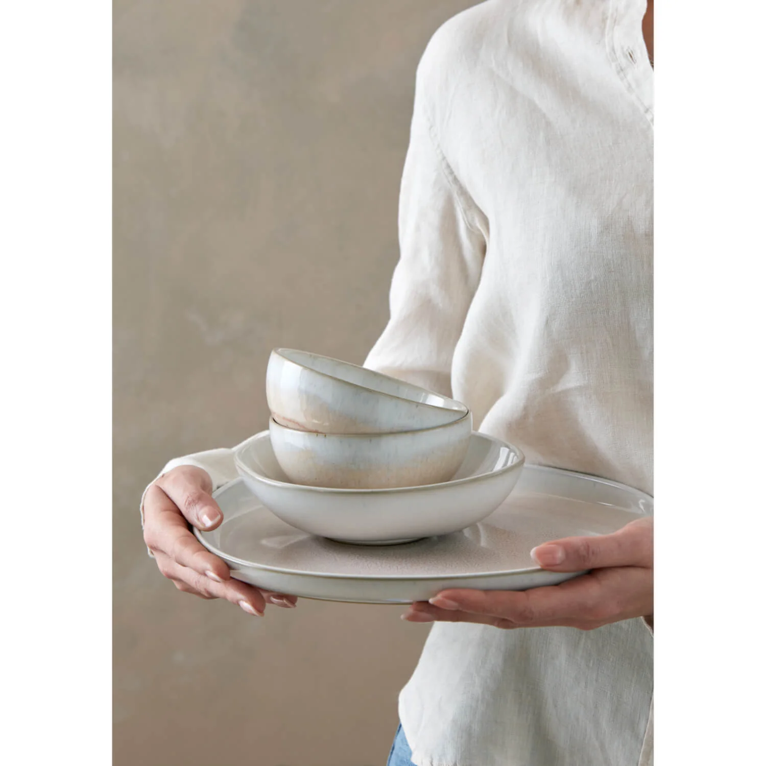 Denby Stoneware Kiln 26cm Dinner Plate- Coral - Image 5