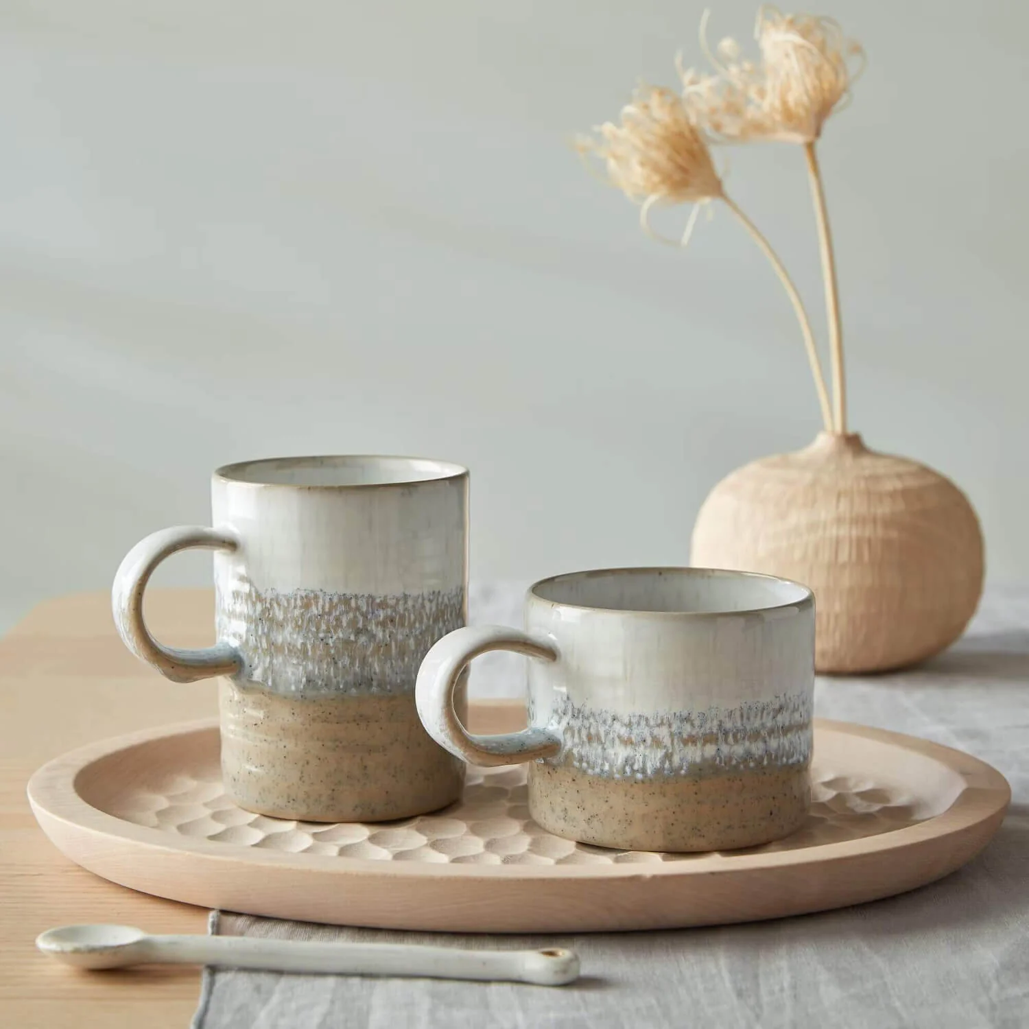 Denby Stoneware Kiln 295ml Small Ridged Mug - Image 3