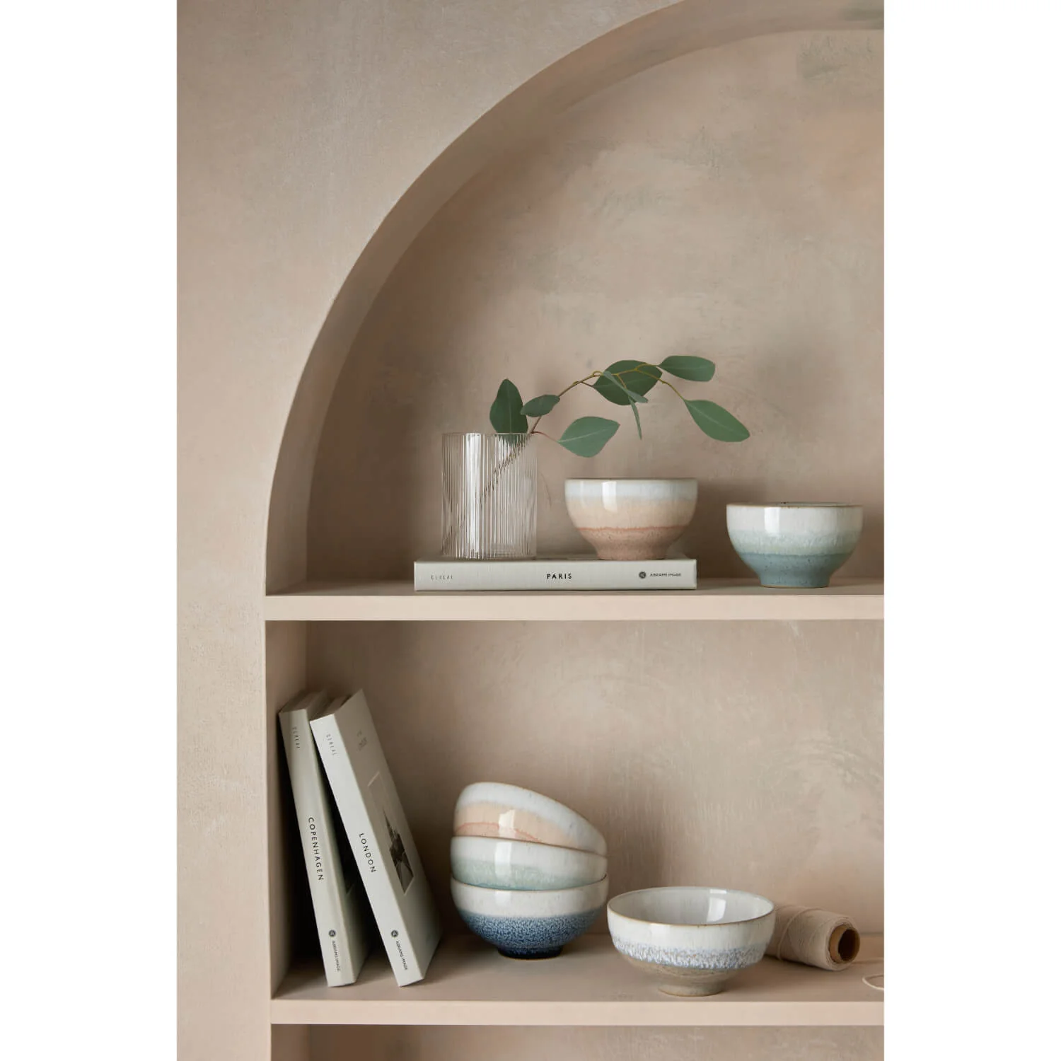 Denby Stoneware Kiln Accents 13cm Rice Bowl - Green - Image 5