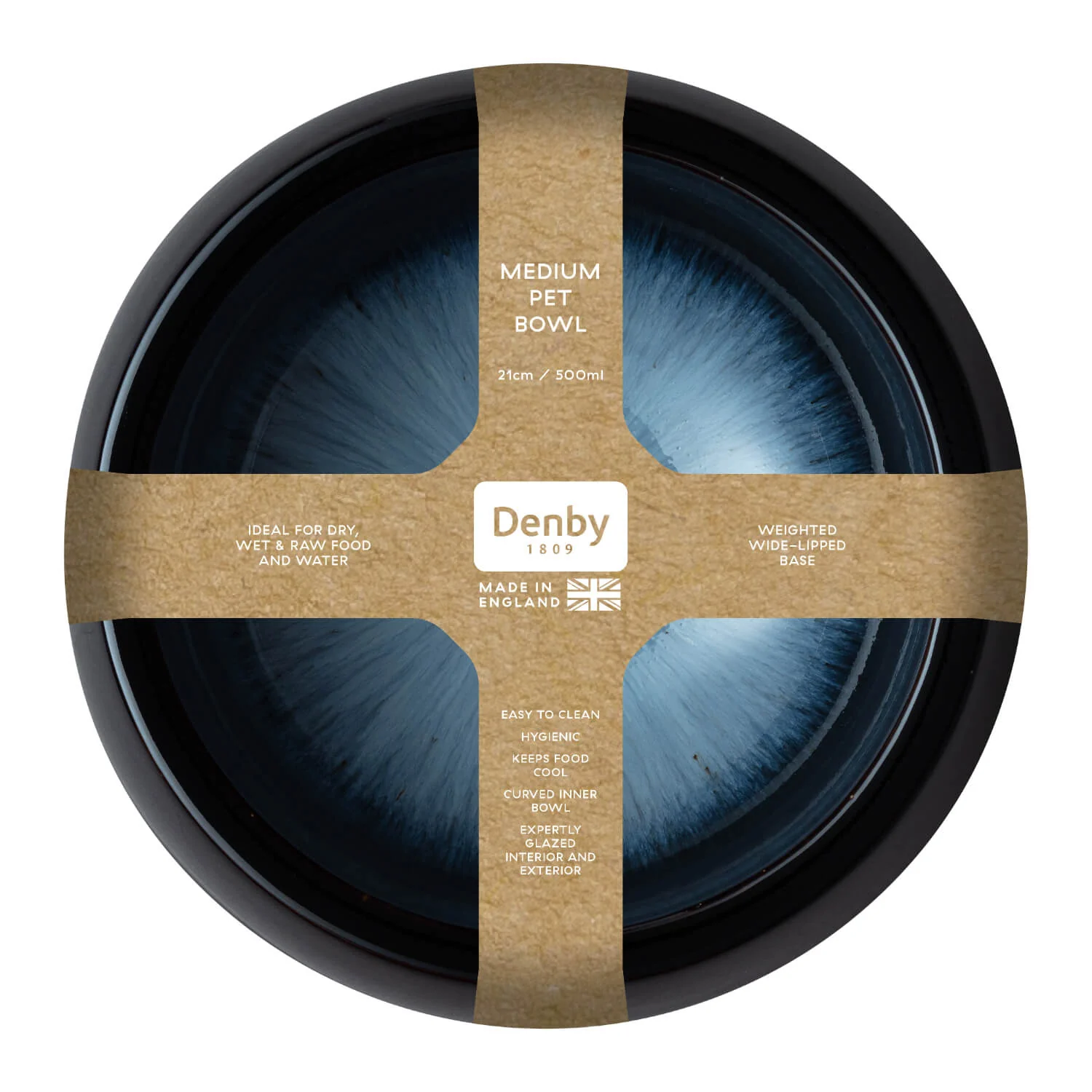 Denby Stoneware Medium Pet Bowl - Halo - Image 2