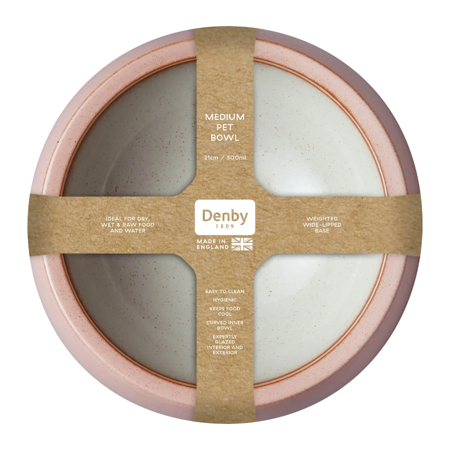 Denby Stoneware Medium Pet Bowl - Heritage Piazza - Image 3