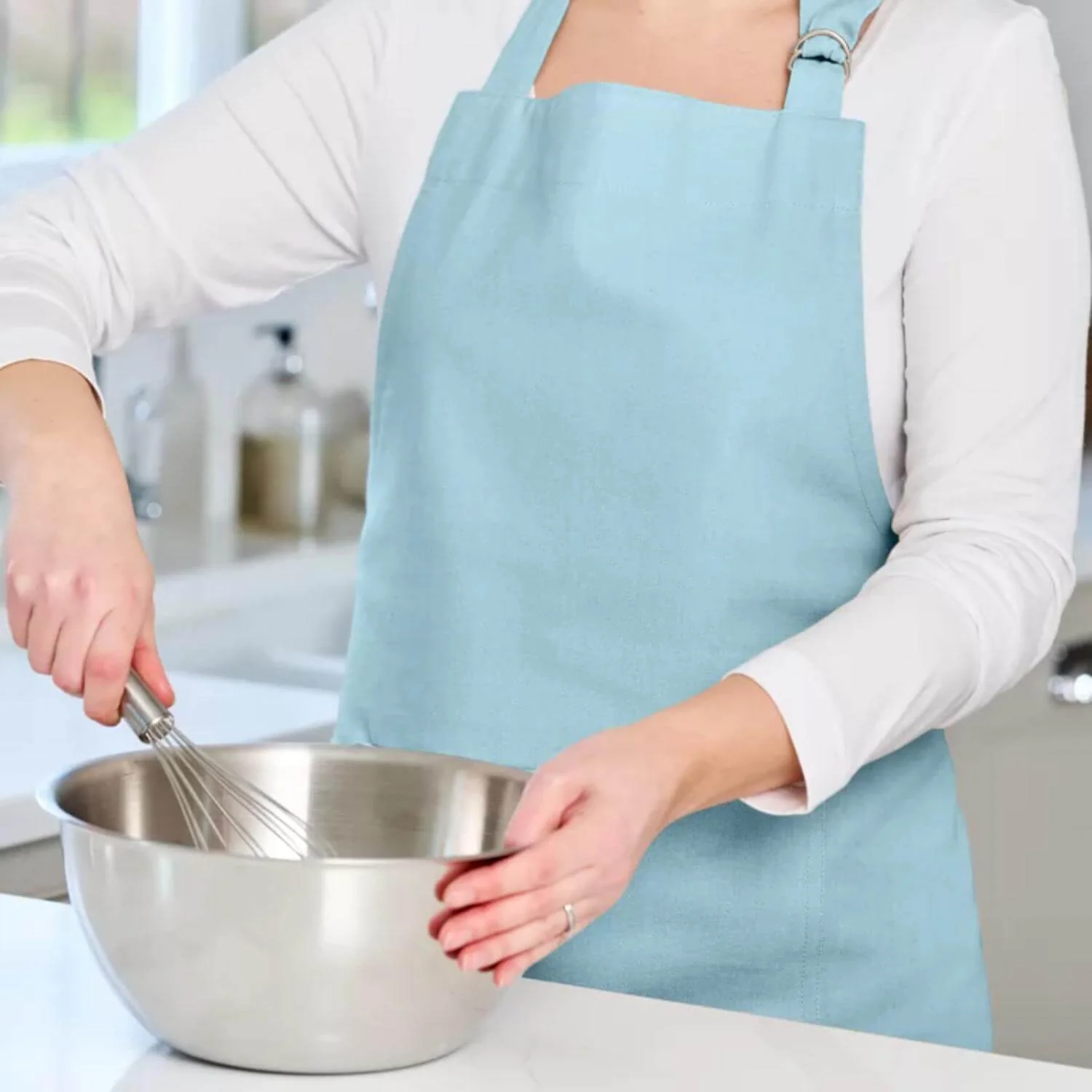 Dexam Love Colour Adult Cotton Apron - Duck Egg - Image 5