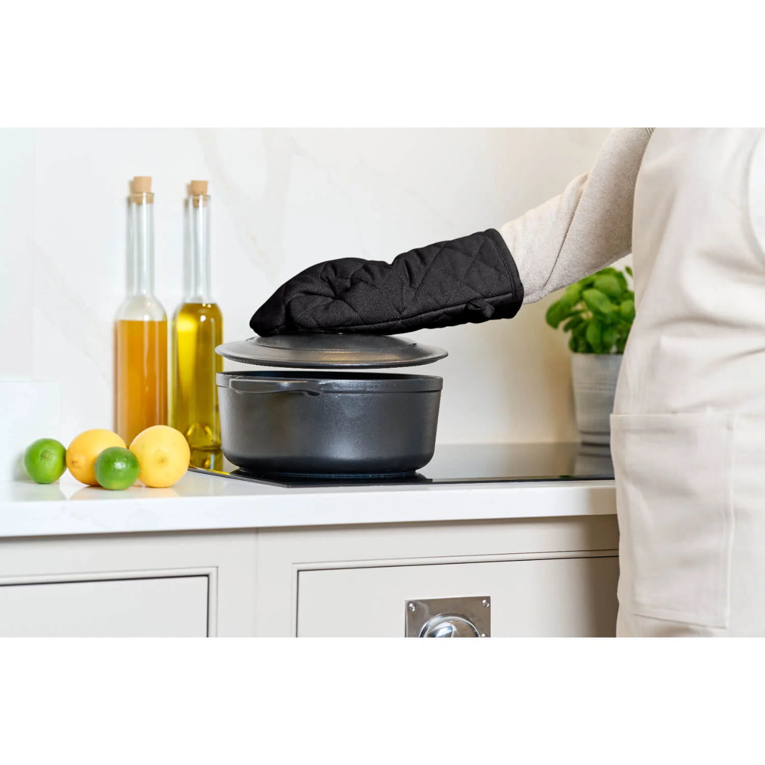 Dexam Love Colour Cotton Gauntlet - True Black - Image 3