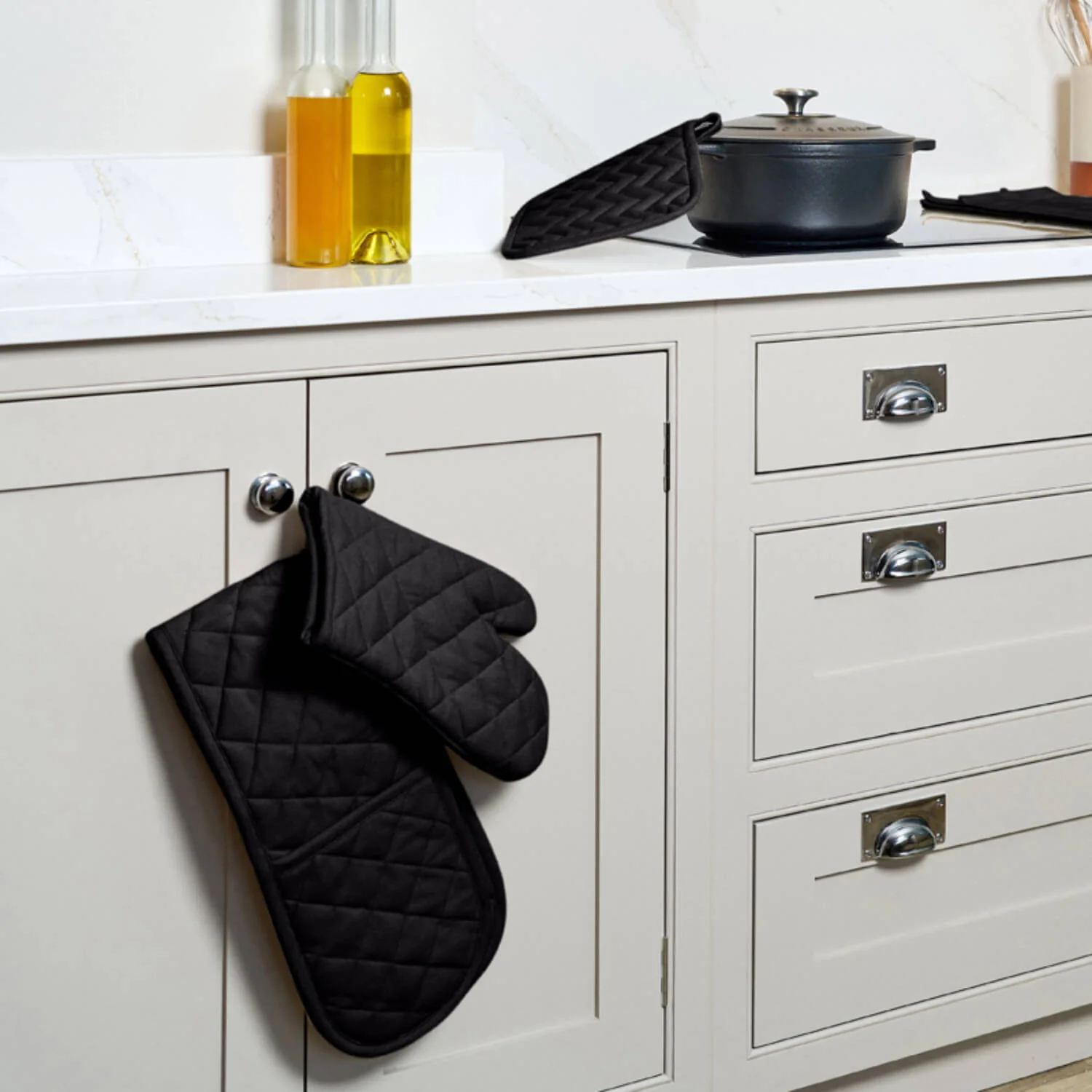 Dexam Love Colour Cotton Pot Grab - True Black - Image 6