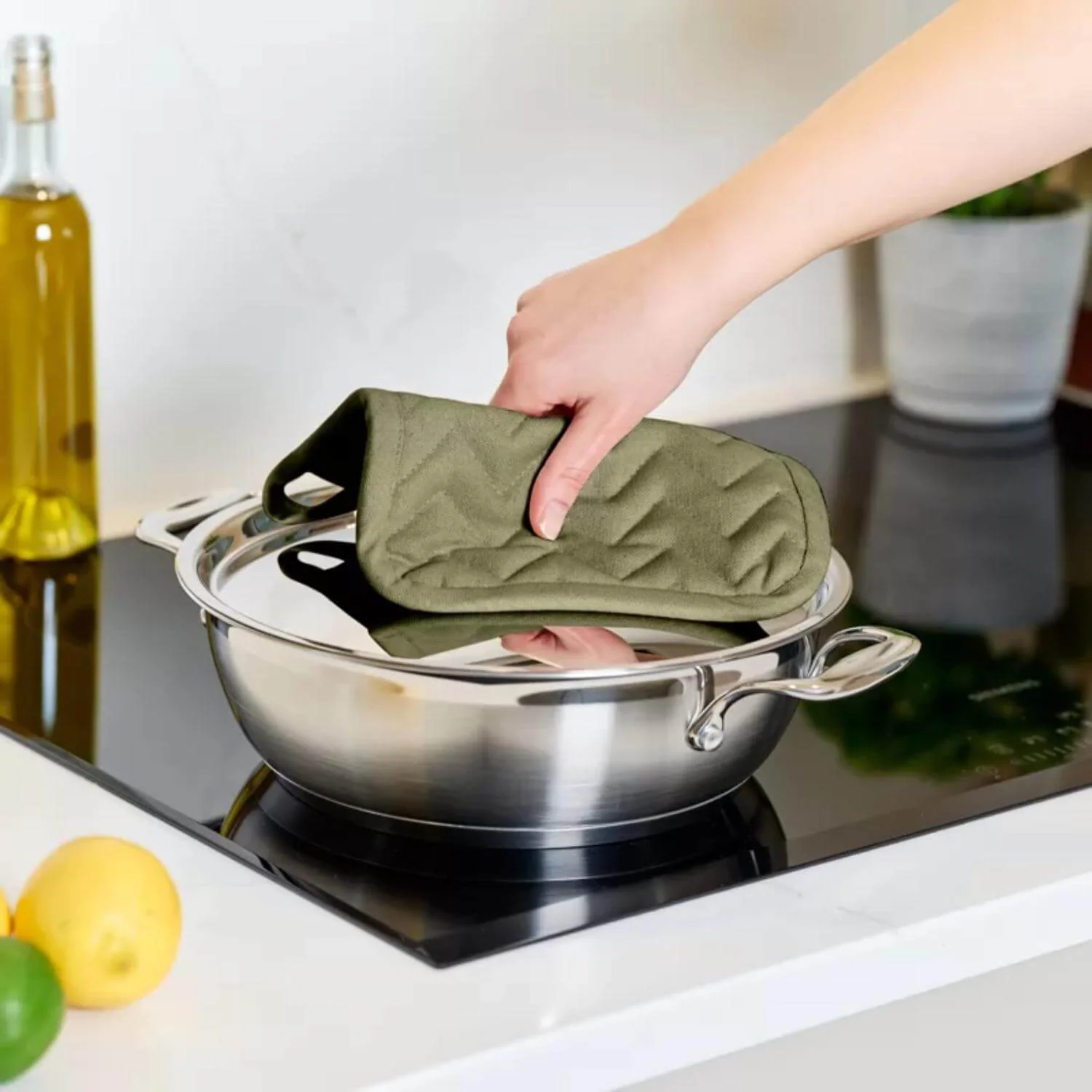 Dexam Love Colour Pot Grab - Olive Green - Image 2
