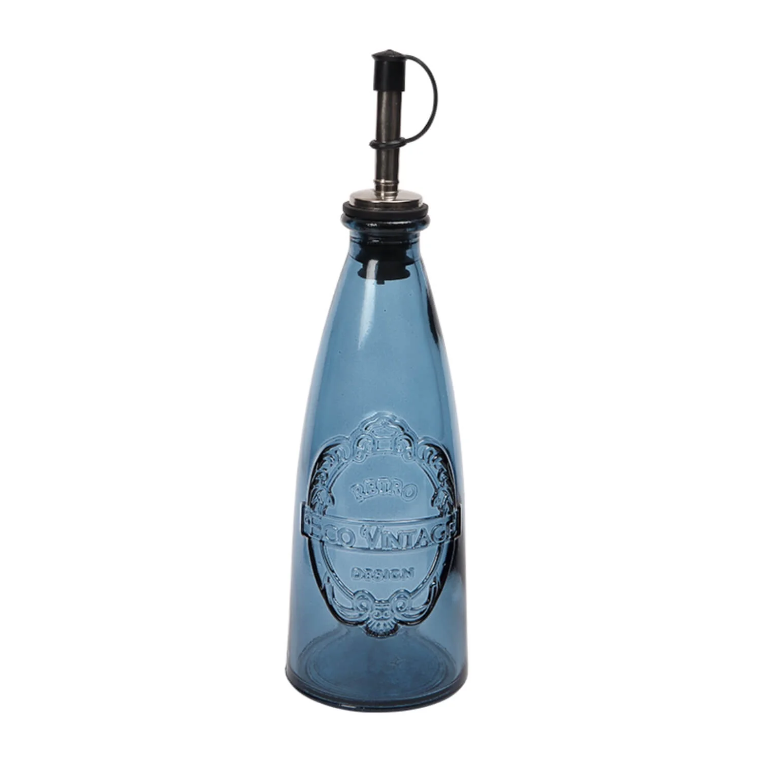 Dexam Sintra 100% Recycled Glass Oil Drizzler - Ink Blue