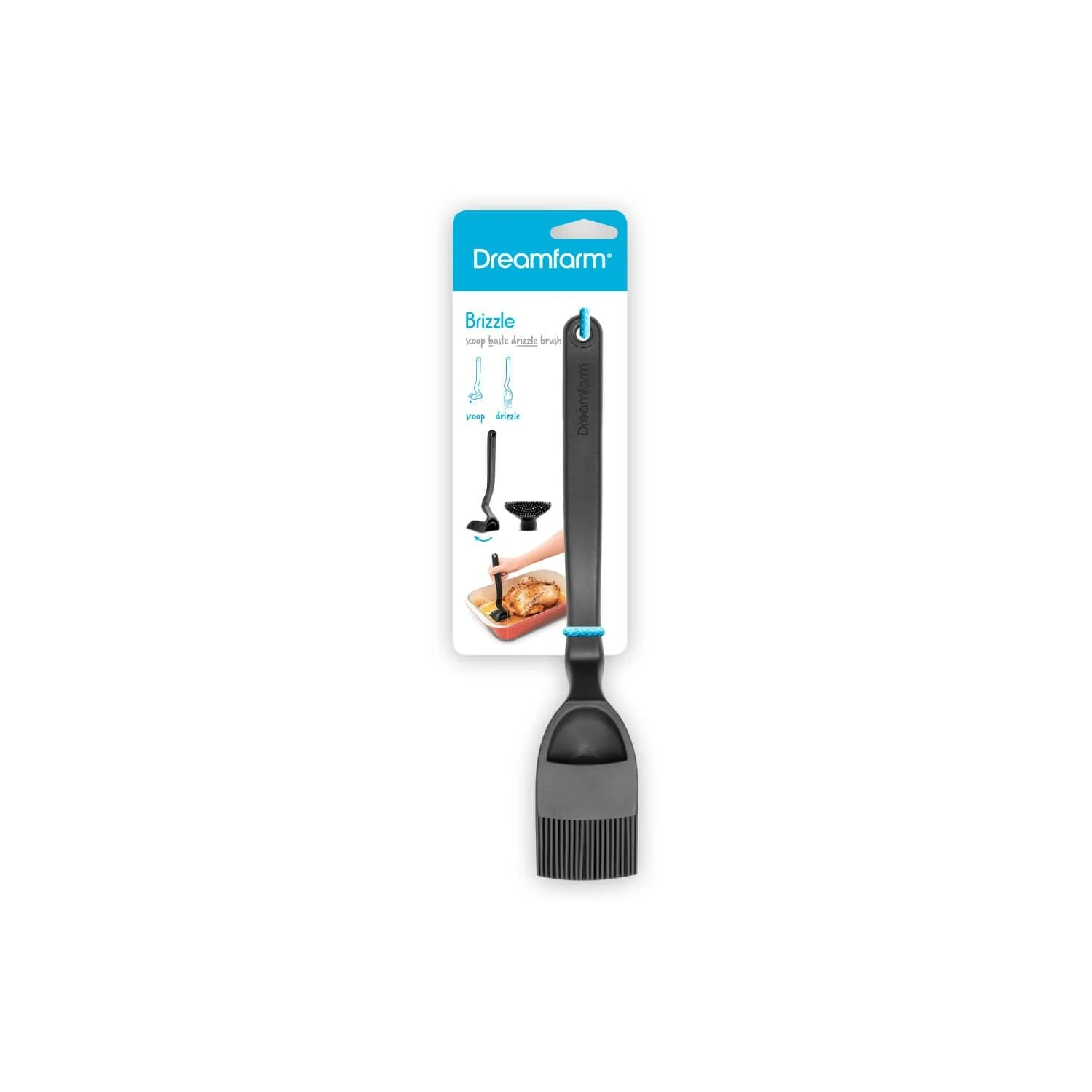 Dreamfarm Brizzle Silcone Basting Brush - Black - Image 7