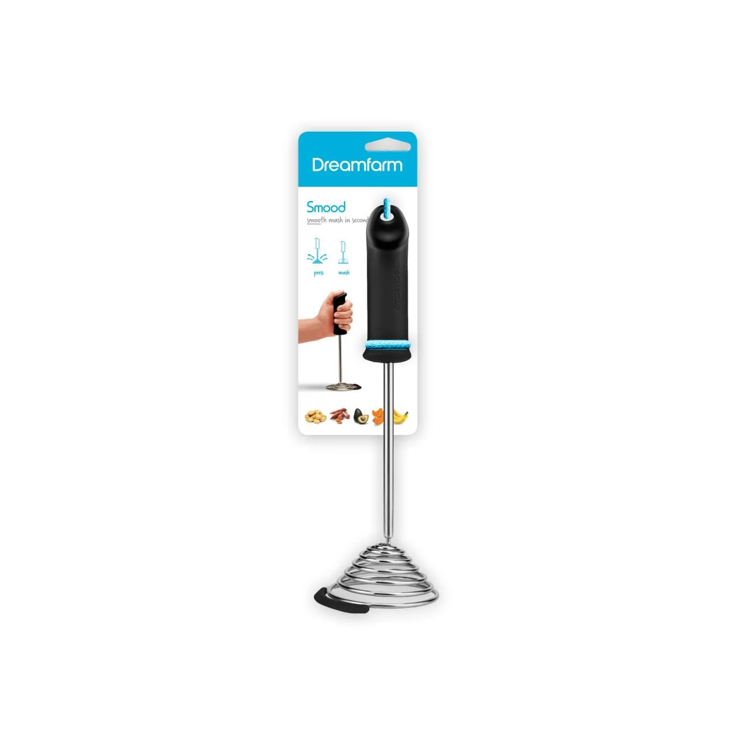 Dreamfarm Smood Press Flat Masher - Black - Image 3