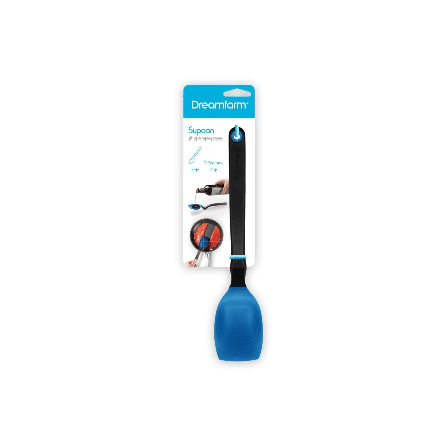 Dreamfarm Supoon Measuring & Scraping Spoon - Classic Blue - Image 2
