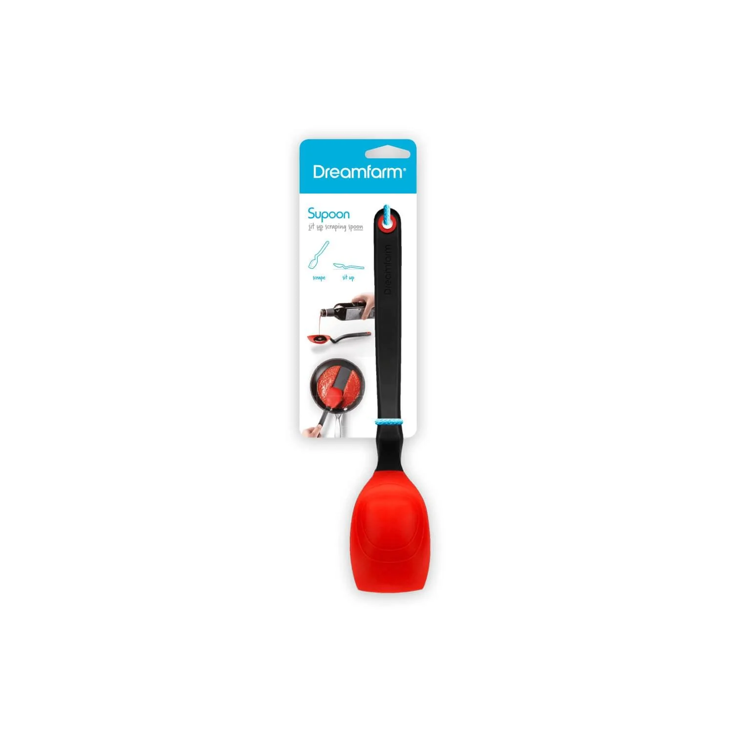 Dreamfarm Supoon Measuring & Scraping Spoon - Red - Image 2