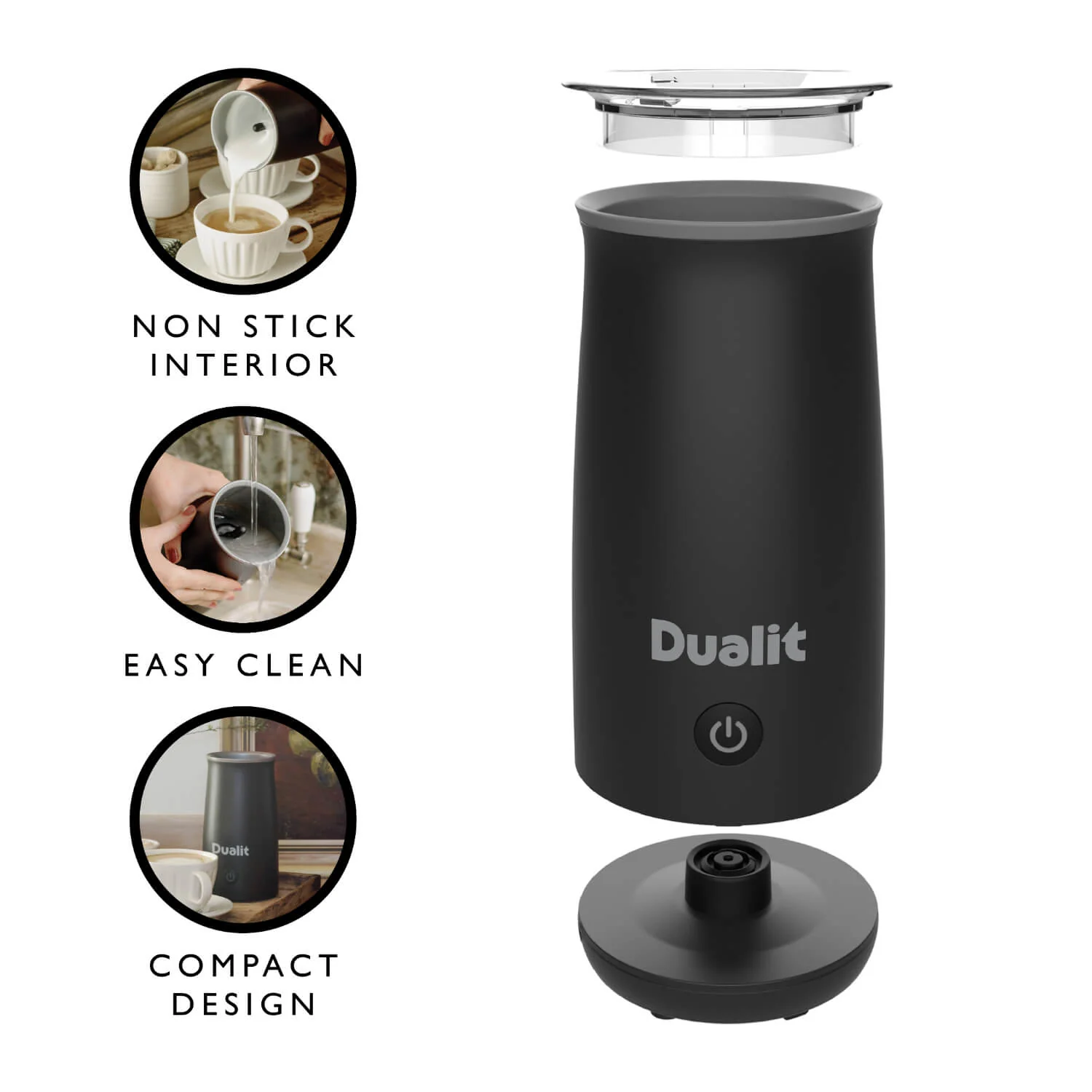 Dualit 84140 Hot Chocolate Maker & Milk Frother - Black - Image 13
