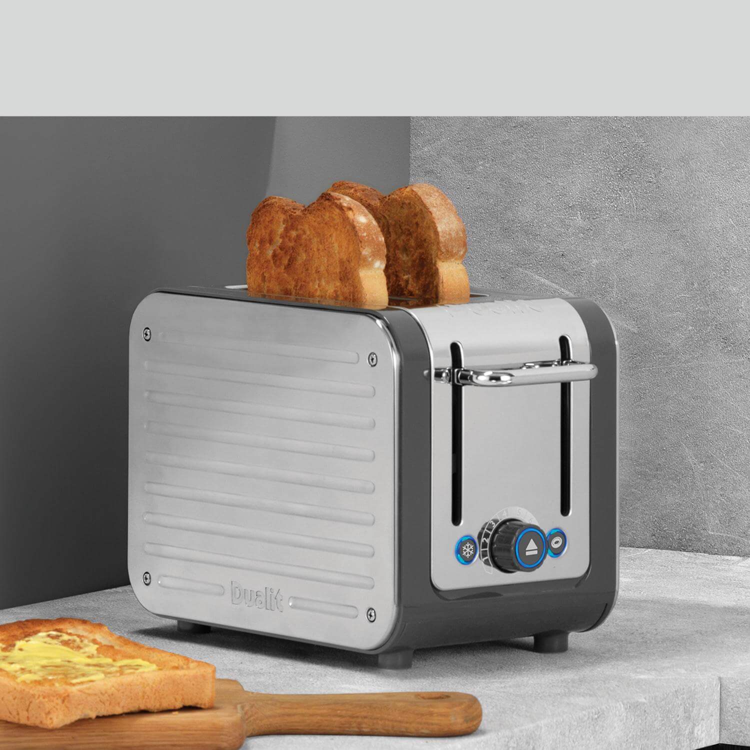 Dualit Architect 1.5 Litre Jug Kettle & 2-Slice Toaster Set - Grey & Stainless Steel - Image 9