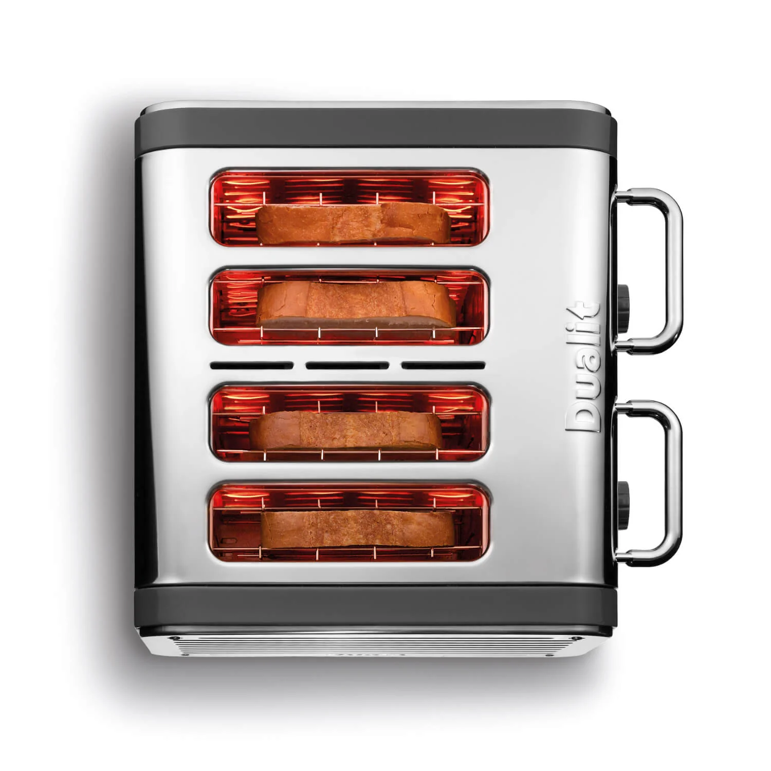Dualit Architect 46526 4 Slot Toaster - Grey & Stainless Steel - Image 4