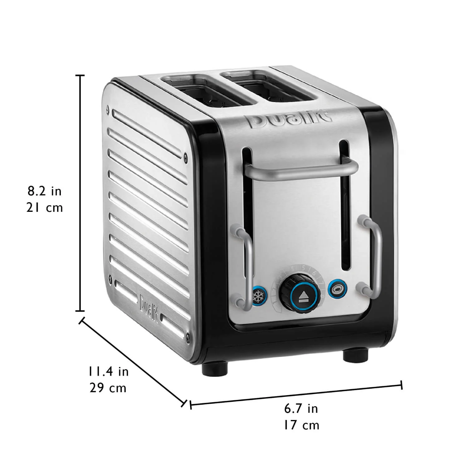 Dualit Architect 1.5 Litre Jug Kettle & 2 Slot Toaster Set - Black & Brushed Stainless Steel - Image 14
