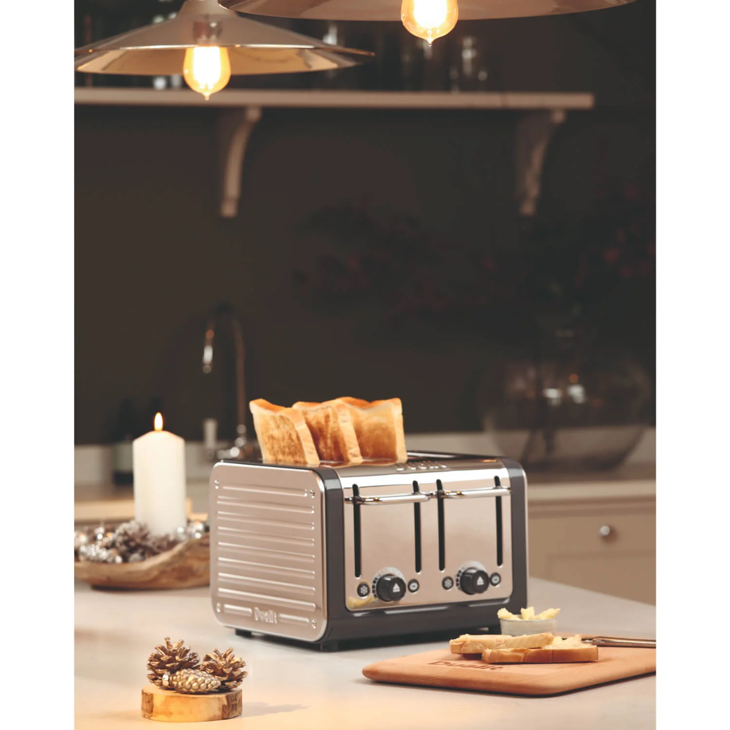Dualit Architect 1.5 Litre Jug Kettle & 4 Slot Toaster Set - Grey & Stainless Steel - Image 12