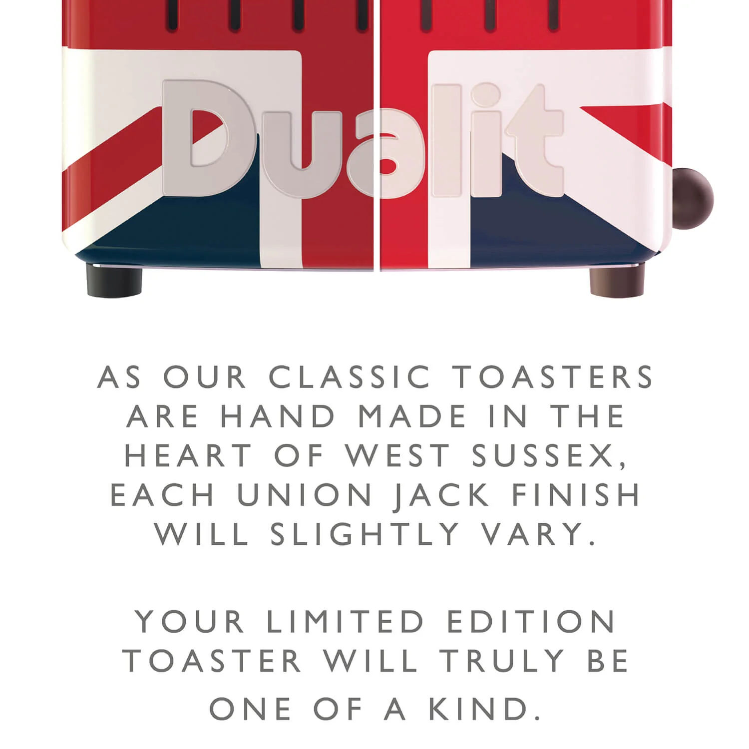 Dualit Classic Limited Edition 80th Anniversary 4-Slot Toaster - Union Jack - Image 2