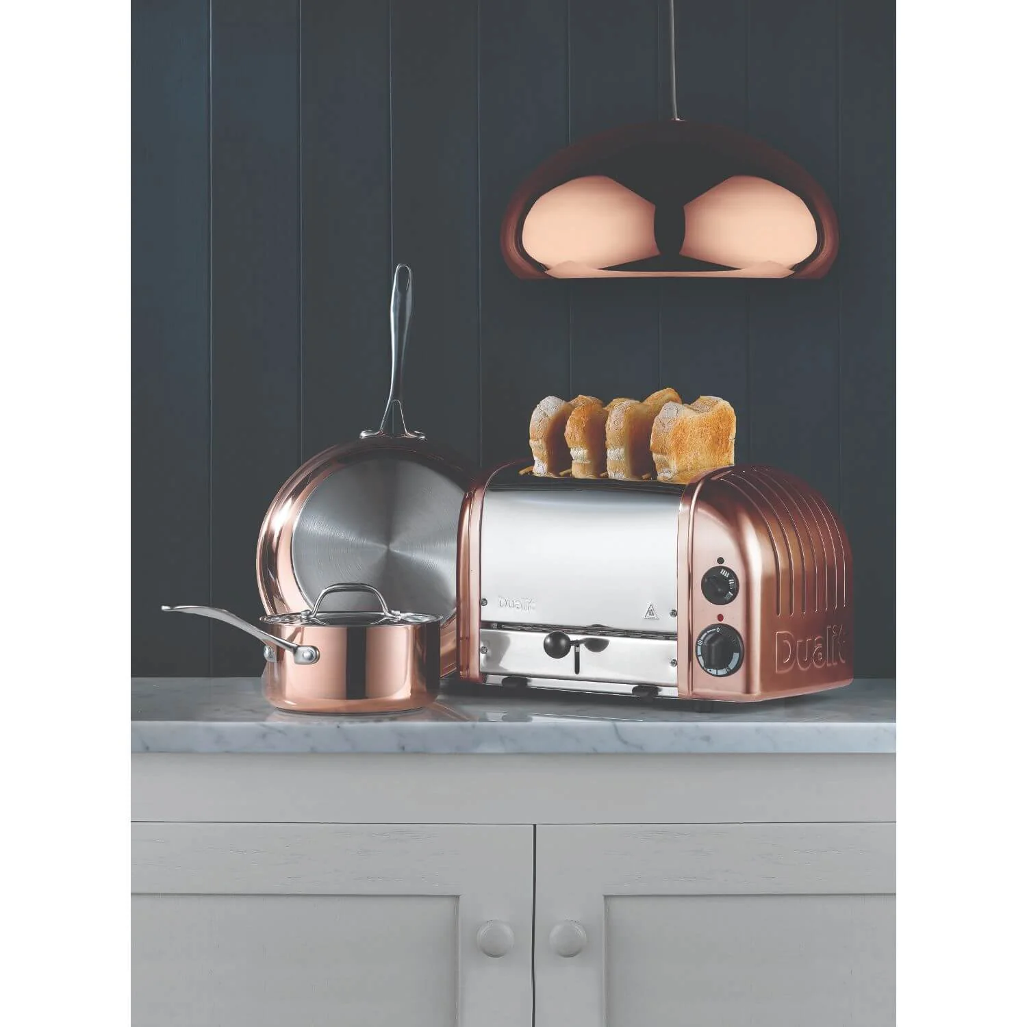 Dualit Classic Vario AWS 47450 4 Slice Toaster - Copper & Chrome - Image 6