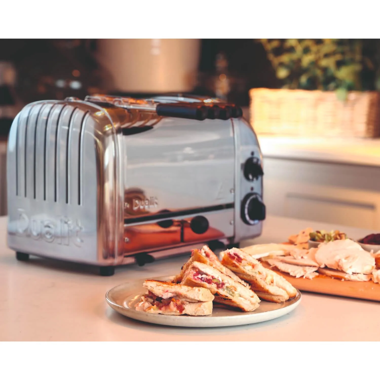 Dualit Classic Vario AWS 40378 4 Slice Toaster - Polished Steel - Image 5