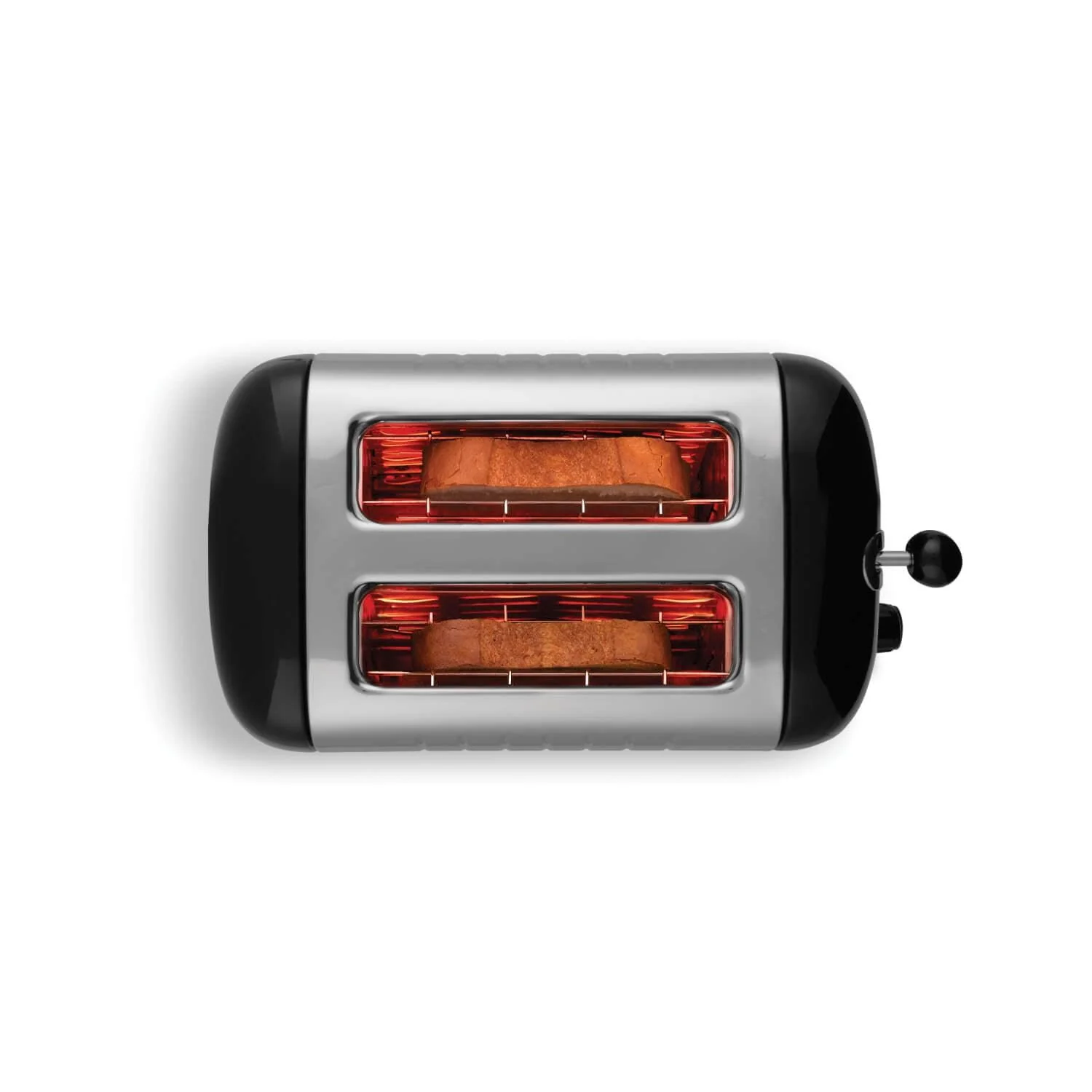 Dualit Lite 26205 2 Slice Toaster - Black & Chrome - Image 3