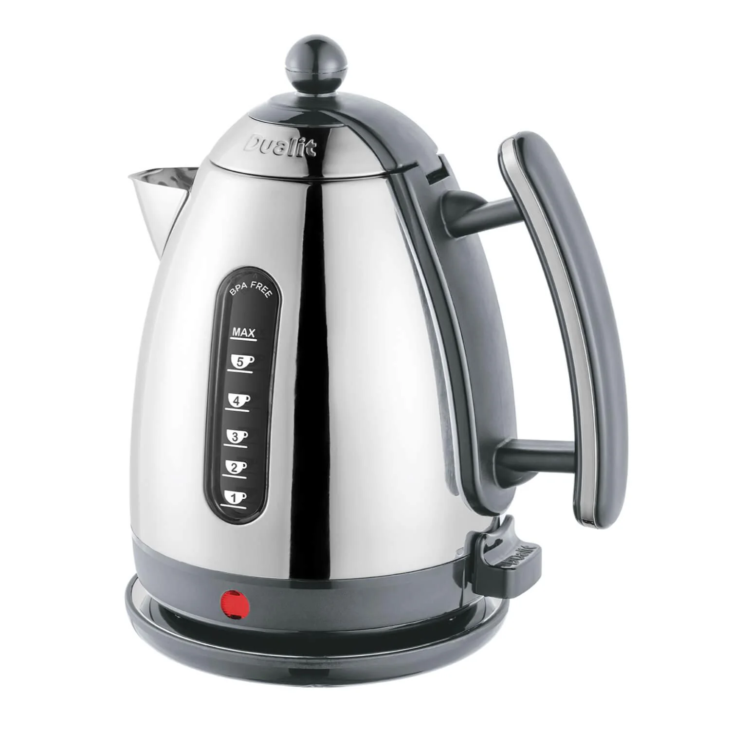 Dualit Lite Jug Kettle & 2 Slice Toaster Set - Polished Grey - Image 2