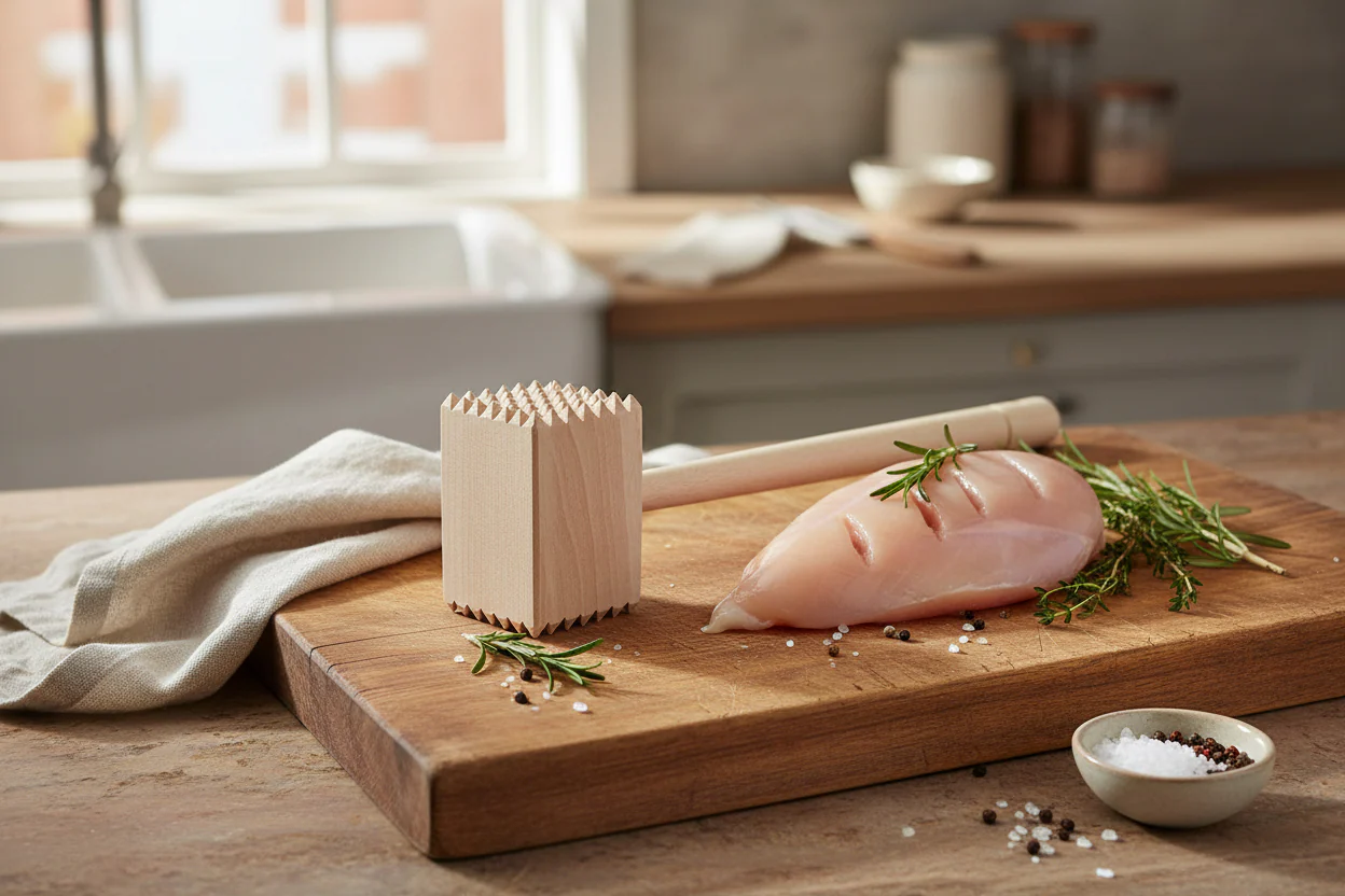 Eddingtons Beechwood Meat Mallet - Image 2