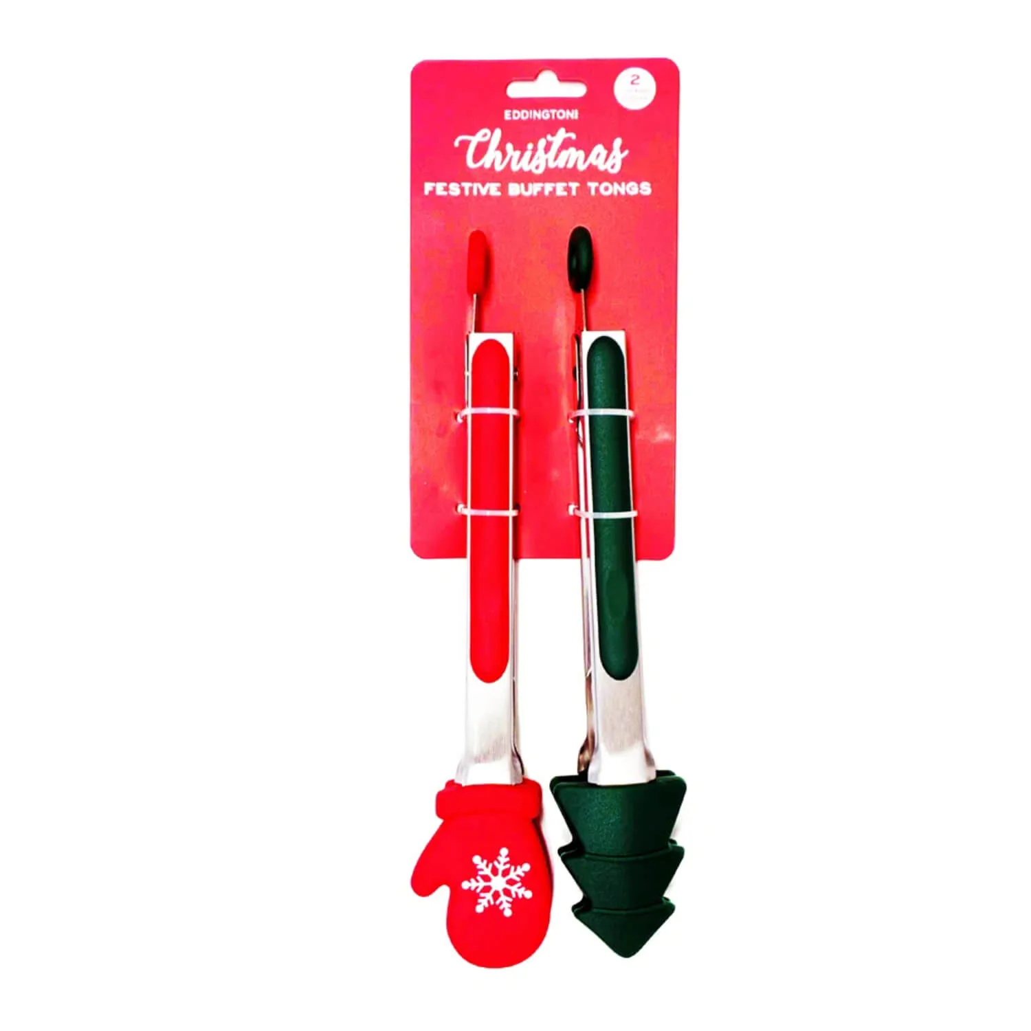 Eddingtons Christmas Festive Tongs - Set Of 2 - Image 2
