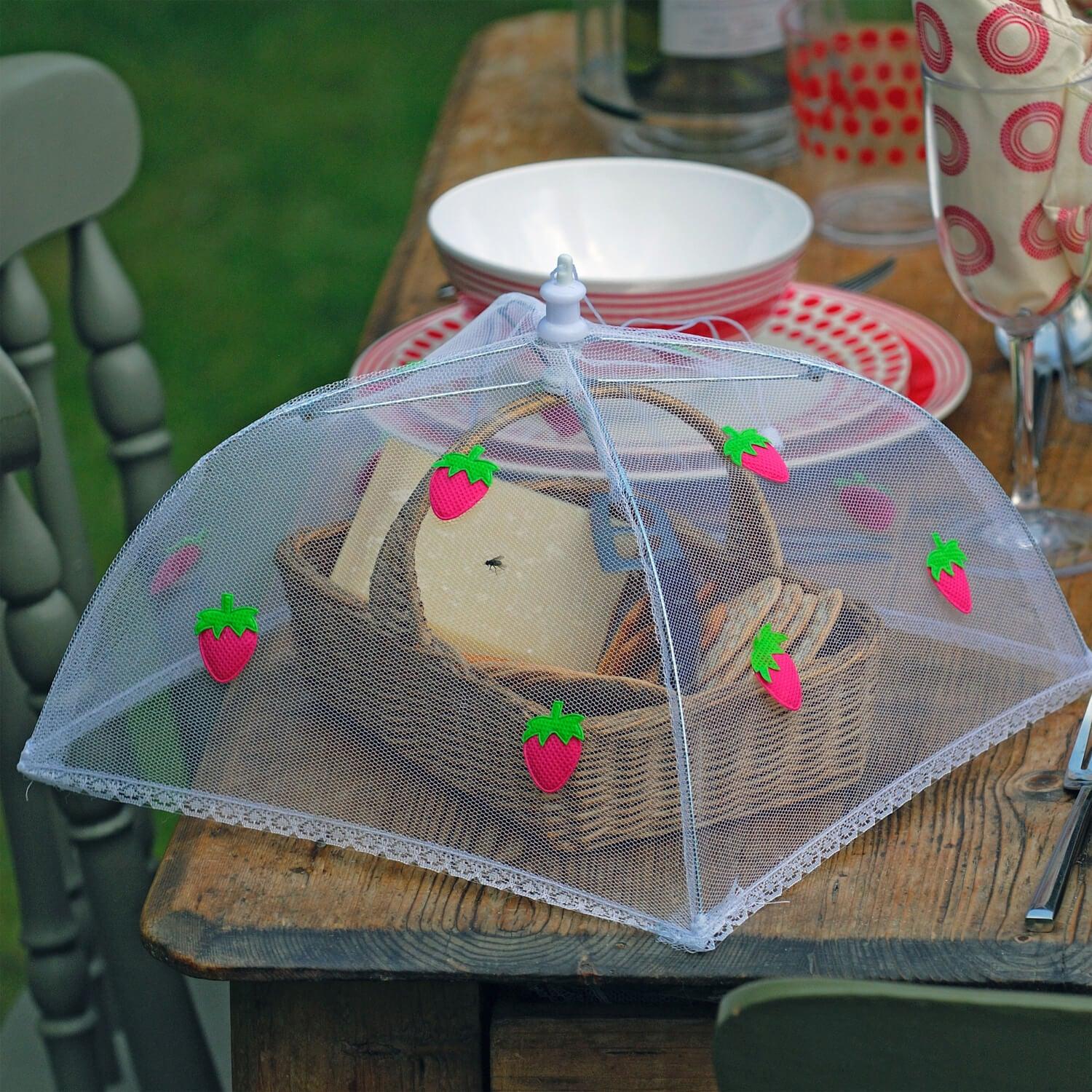 Eddingtons Small Umbrella Food Cover - Strawberry - Image 4