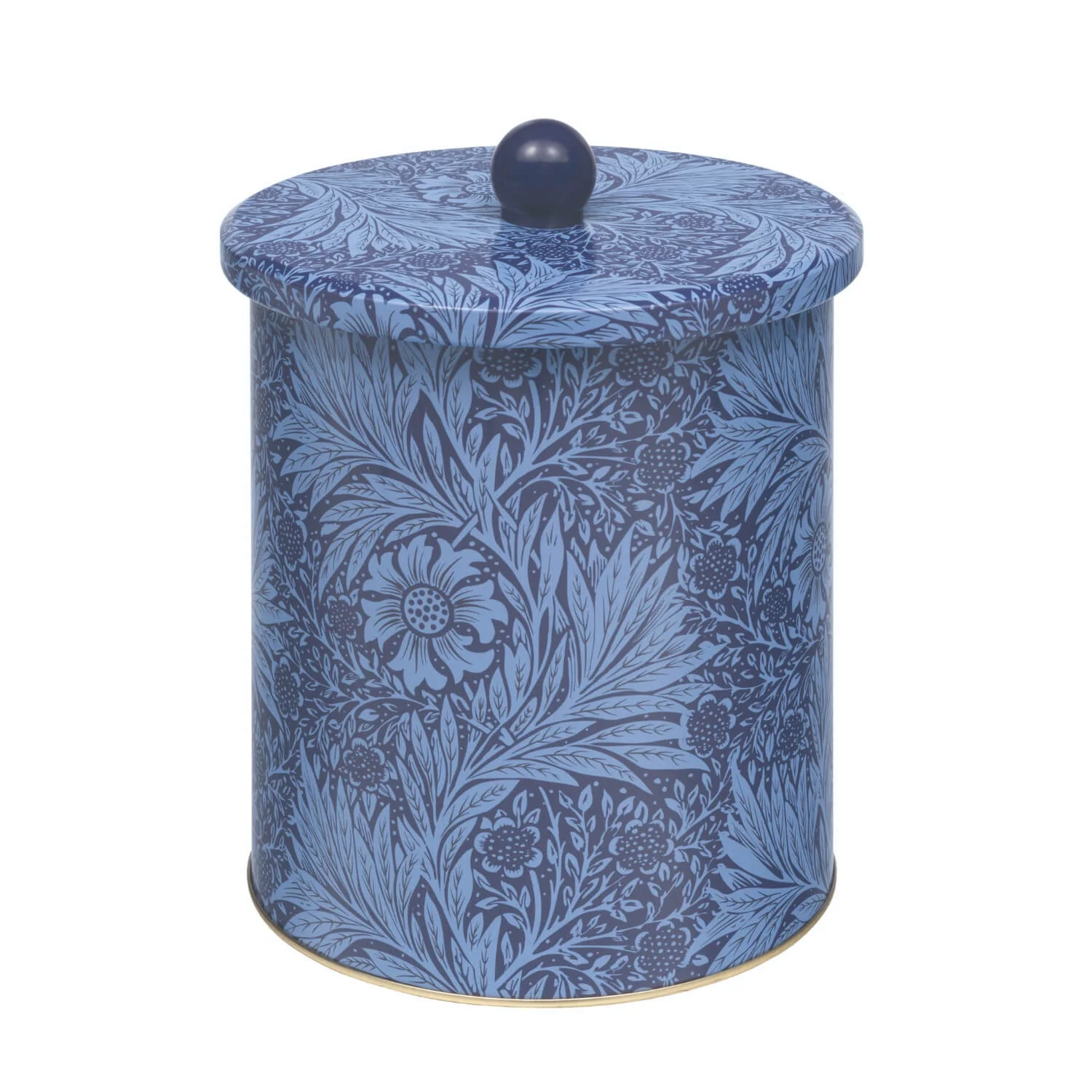 Elite Tins Arts & Crafts Medium Biscuit Barrel - Marigold