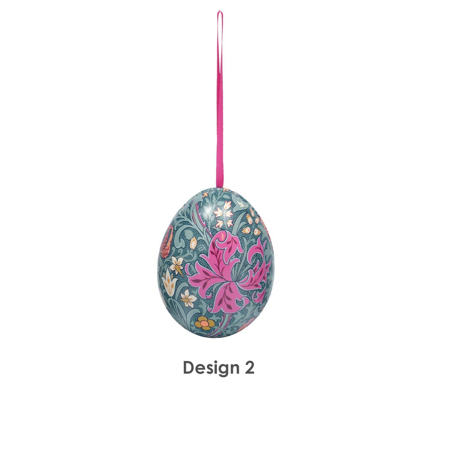 Elite Tins Arts & Crafts Mini Hanging Egg Shaped Tin - Assorted - Image 3