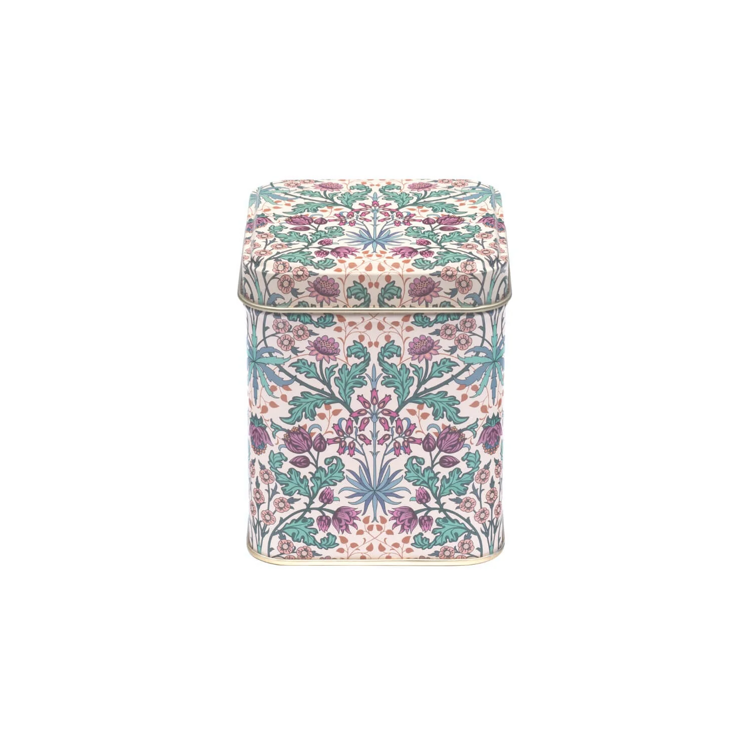 Elite Tins Arts & Crafts Small Square Tin - Hyacinth