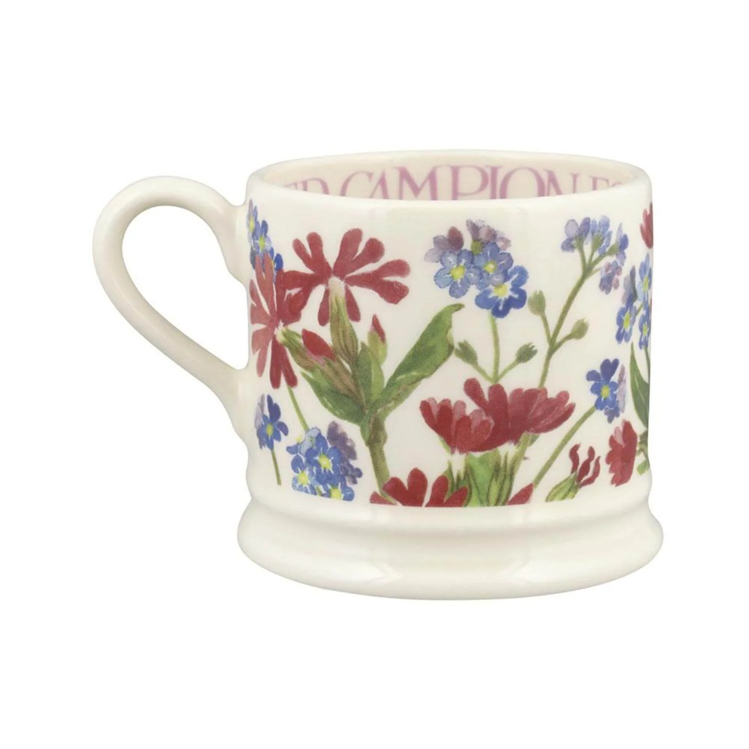 Emma Bridgewater 175ml Small Mug - Forget Me Not & Red Campion - Image 2
