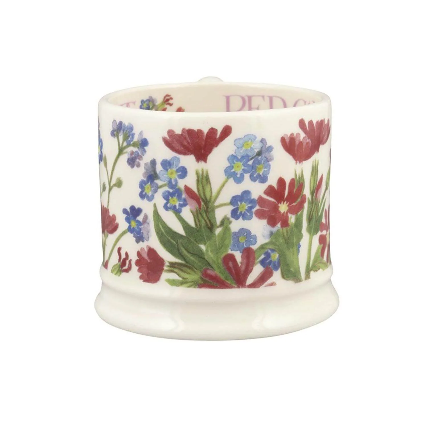 Emma Bridgewater 175ml Small Mug - Forget Me Not & Red Campion - Image 4