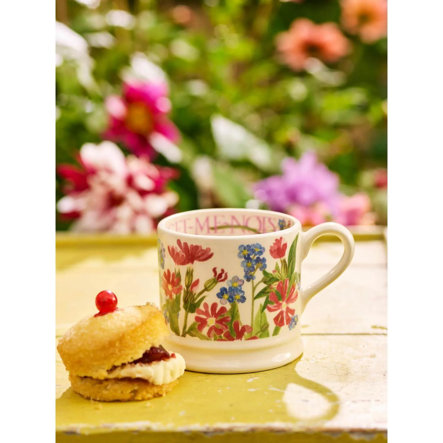 Emma Bridgewater 175ml Small Mug - Forget Me Not & Red Campion - Image 5