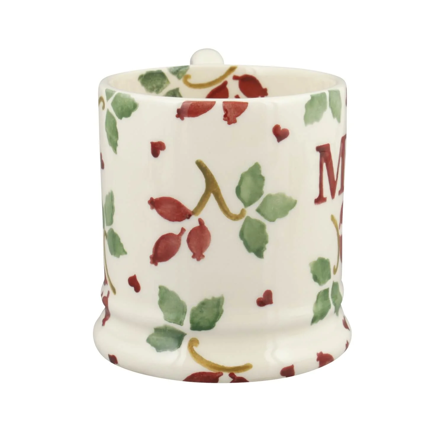 Emma Bridgewater Christmas Folk Rosehip Half Pint Mug - Mum - Image 2