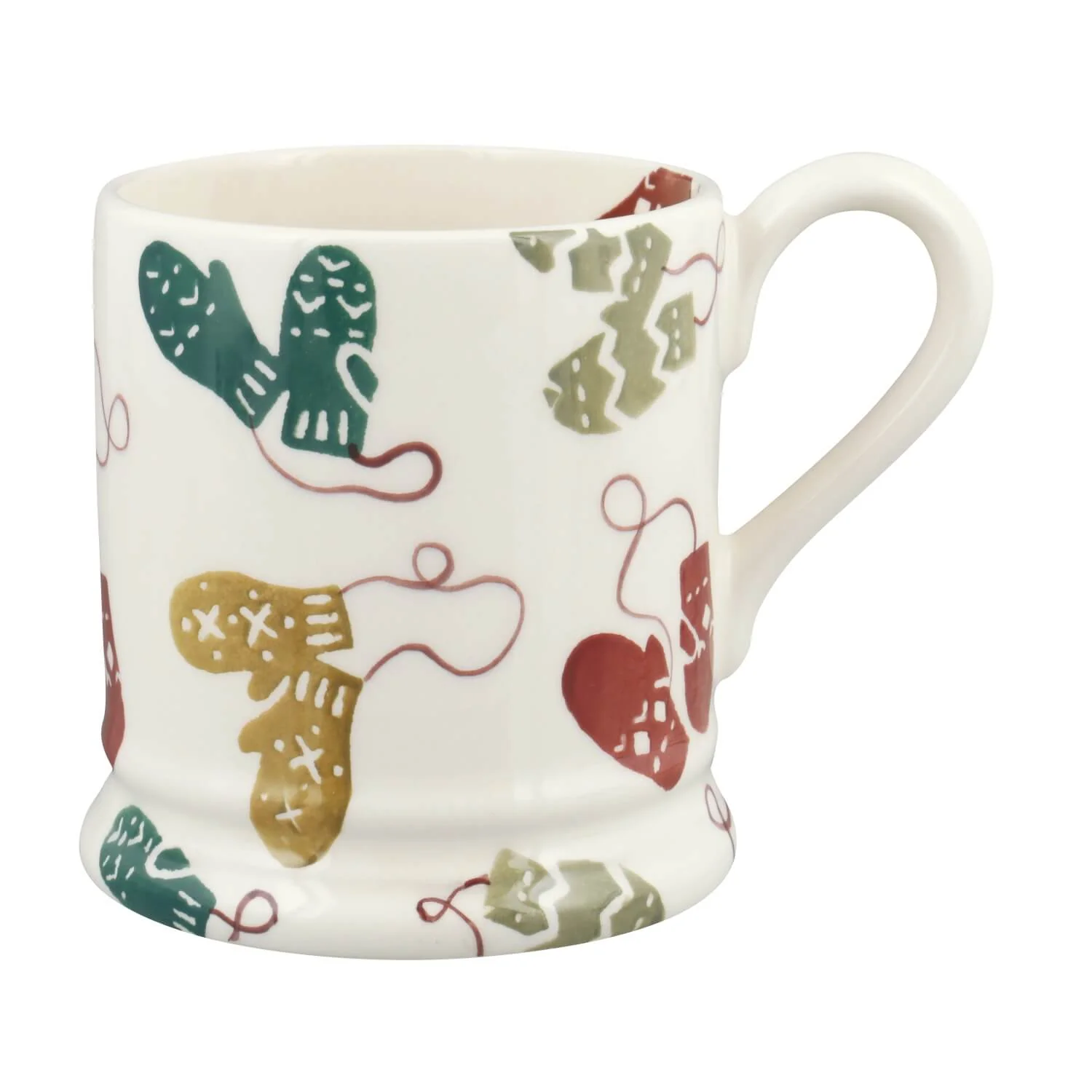 Emma Bridgewater Christmas Mittens Half Pint Mug