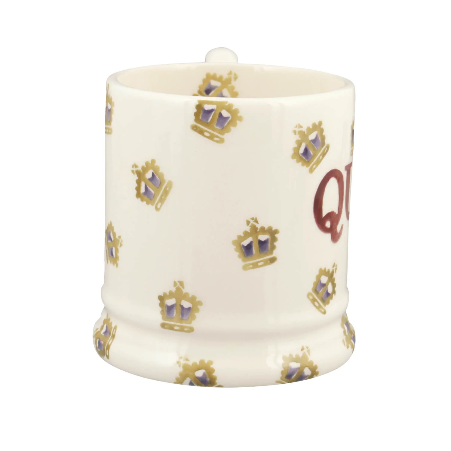 Emma Bridgewater Crowns Half Pint Mug - Queen - Image 2