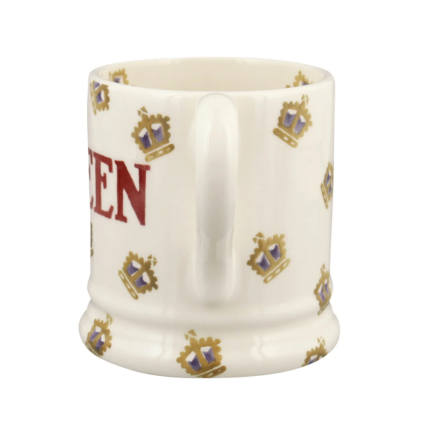 Emma Bridgewater Crowns Half Pint Mug - Queen - Image 3