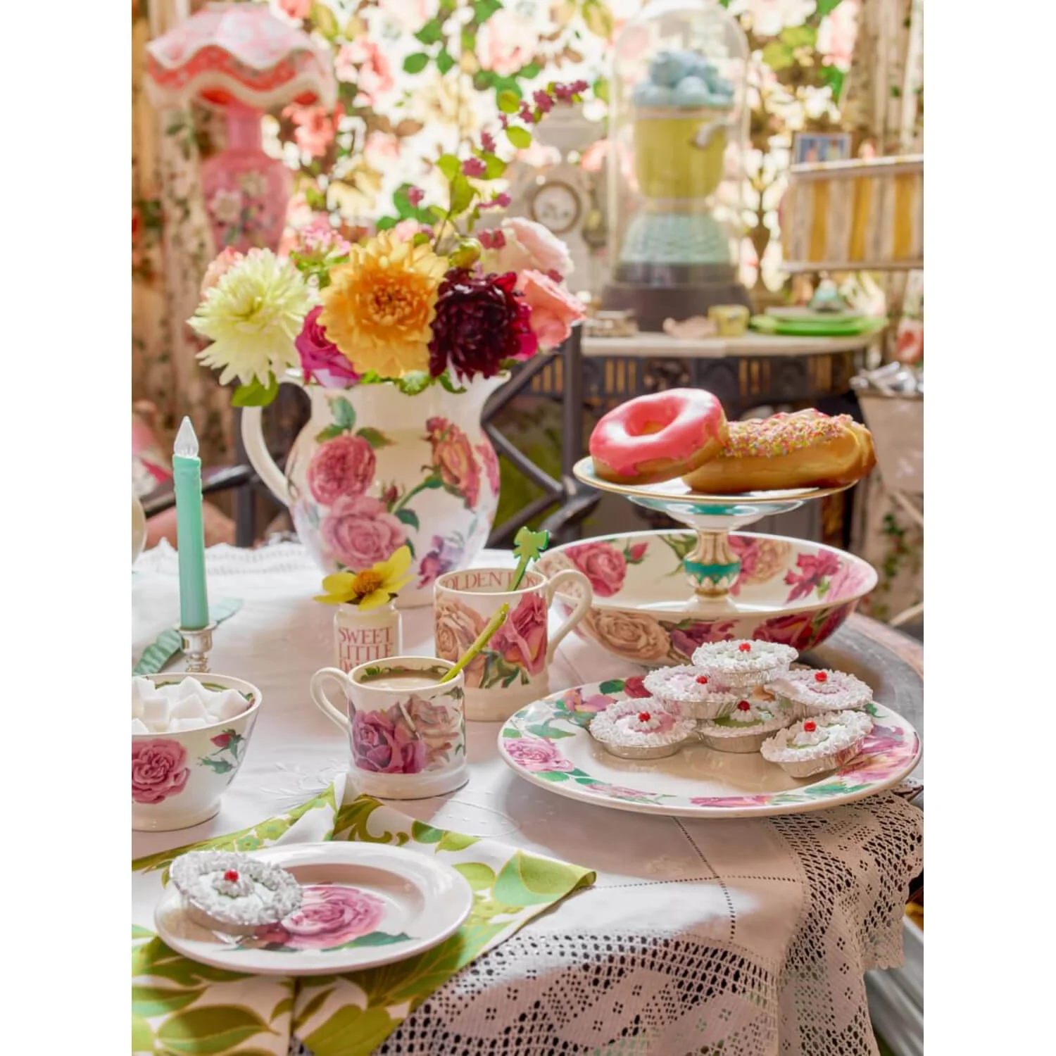 Emma Bridgewater Earthenware 10 1/2" Plate - Roses All My Life - Image 4