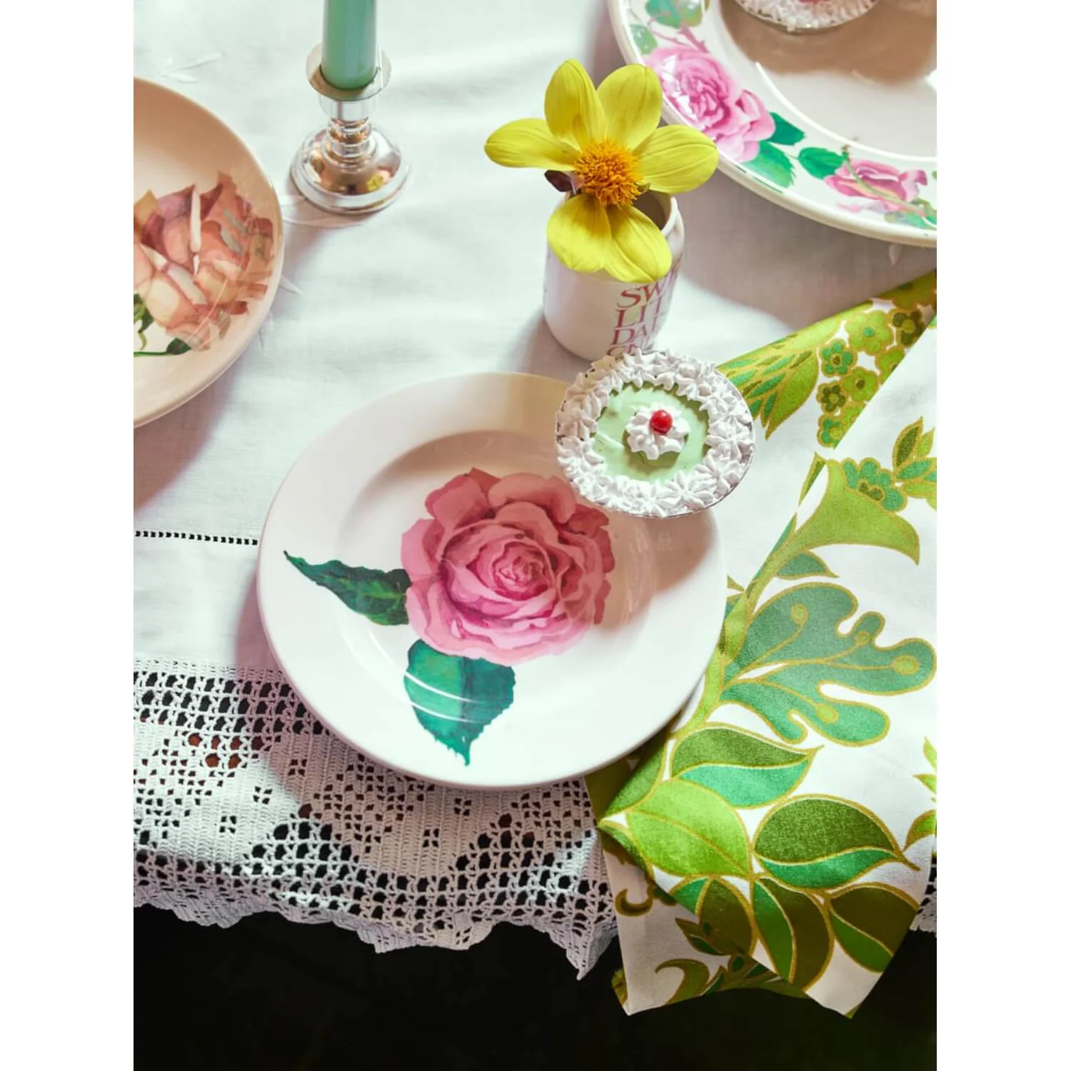 Emma Bridgewater Earthenware 6 1/2" Plate - Roses All My Life - Image 3