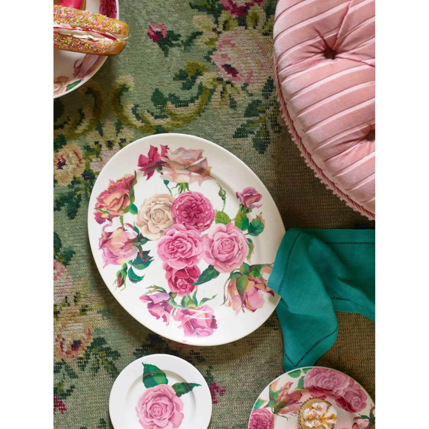 Emma Bridgewater Earthenware 6 1/2" Plate - Roses All My Life - Image 5