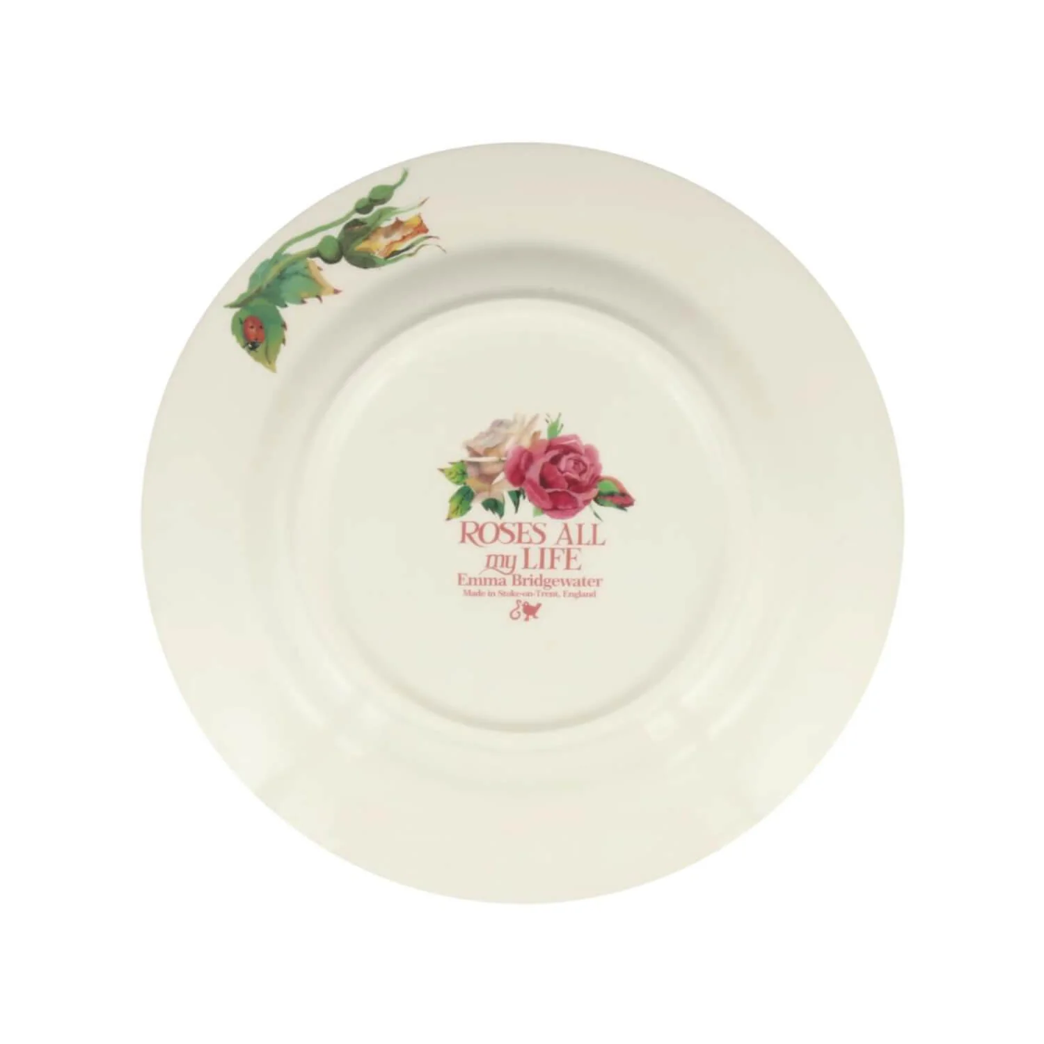 Emma Bridgewater Earthenware 8 1/2" Plate - Roses All My Life - Image 2