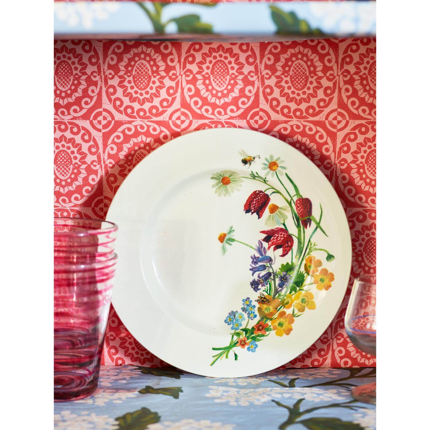 Emma Bridgewater Earthenware 8 1/2" Plate - Wild Flowers - Image 3