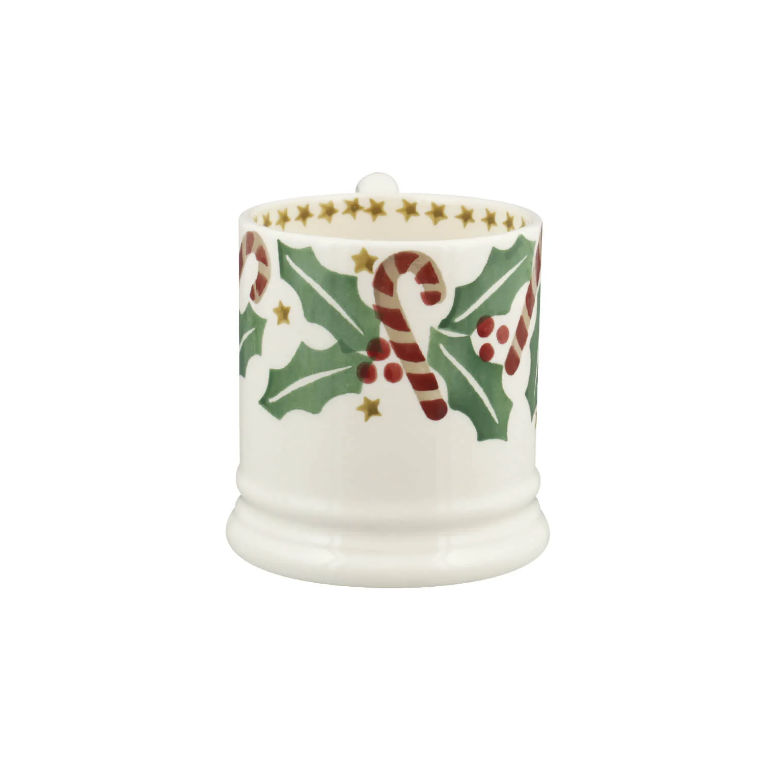 Emma Bridgewater Festive Half Pint Mug - Candy Canes - Image 2