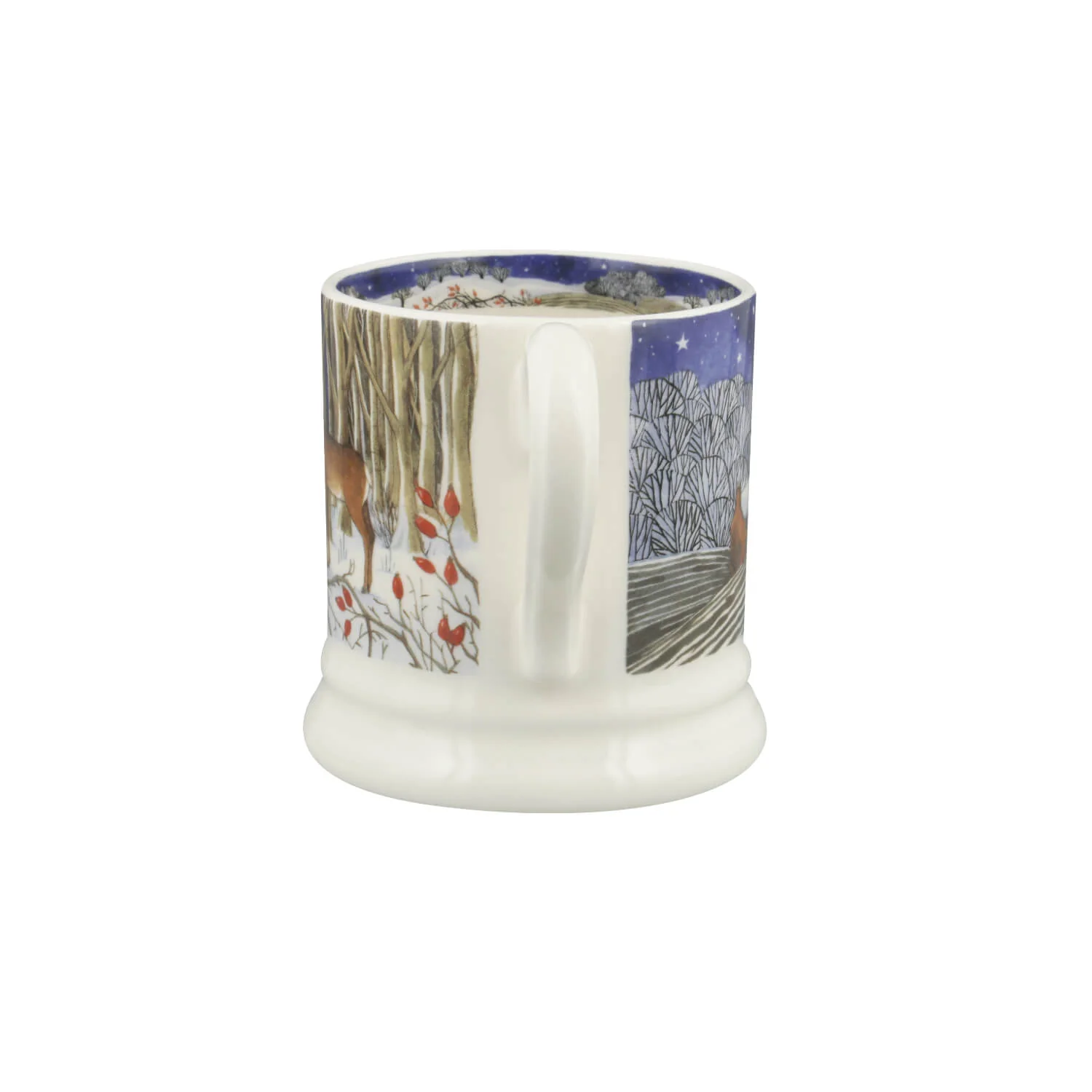 Emma Bridgewater Festive Half Pint Mug - Midnight Deer - Image 3