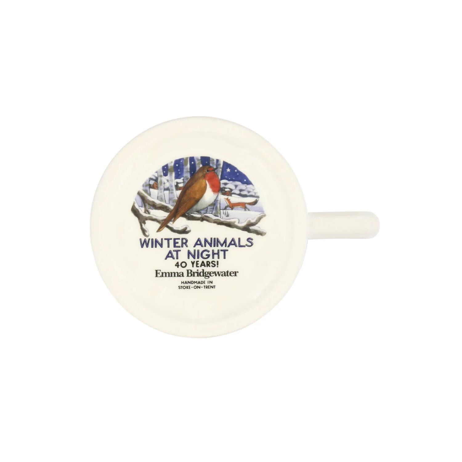Emma Bridgewater Festive Half Pint Mug - Midnight Robin - Image 5