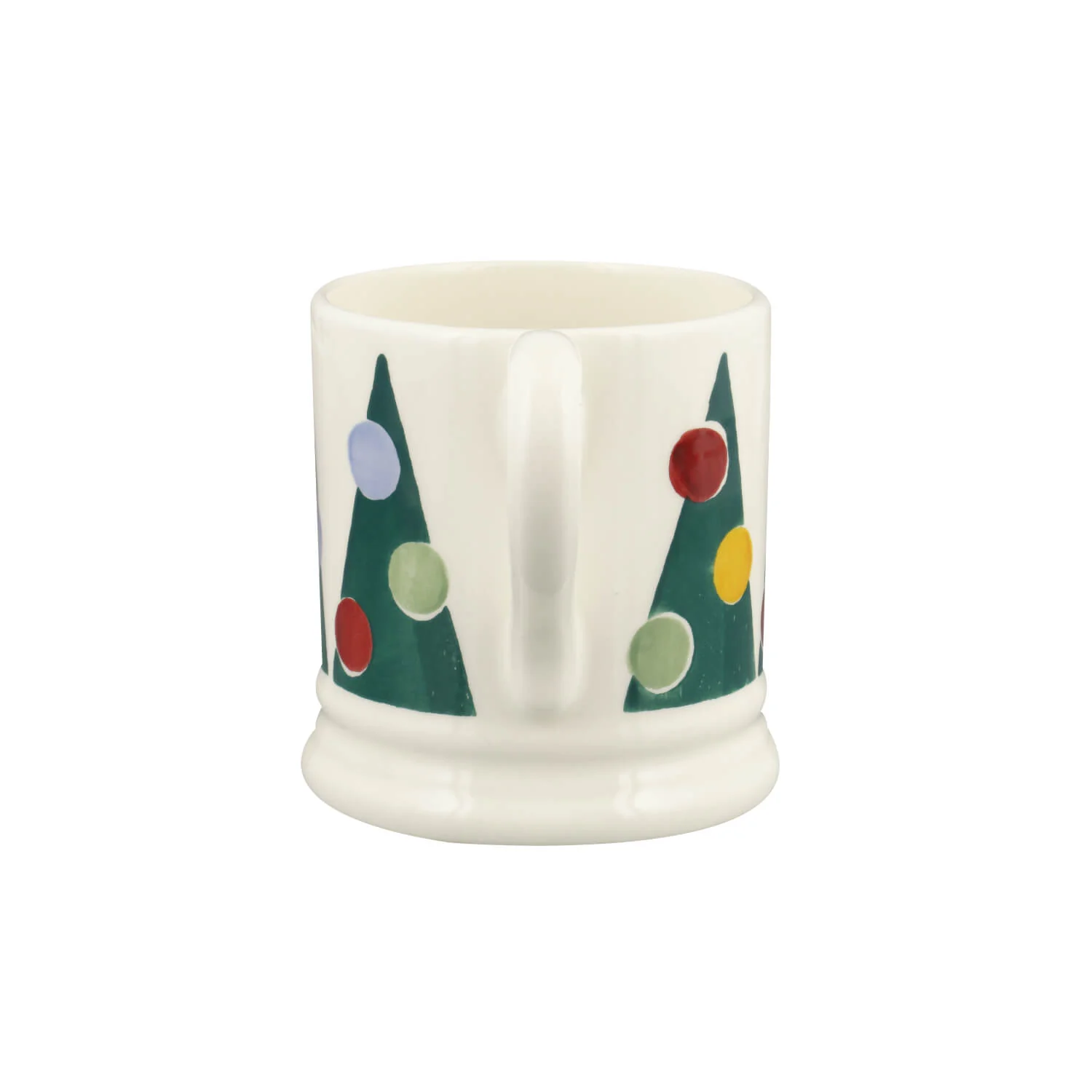 Emma Bridgewater Festive Half Pint Mug - Polka Xmas Trees - Image 3